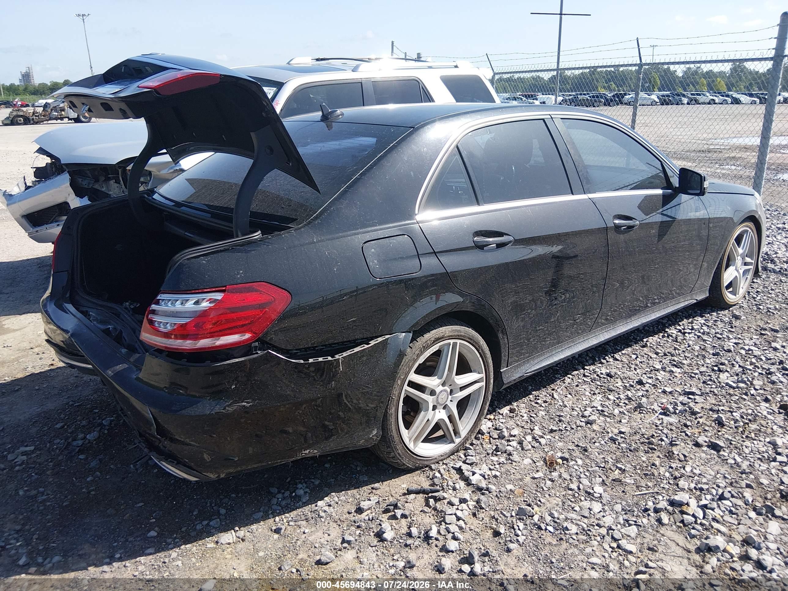 2014 Mercedes-benz E 350 Black vin: WDDHF5KBXEA814368