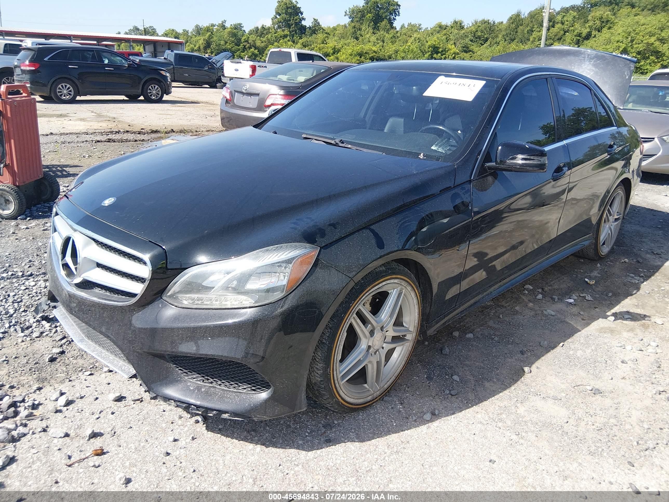 2014 Mercedes-benz E 350 Black vin: WDDHF5KBXEA814368