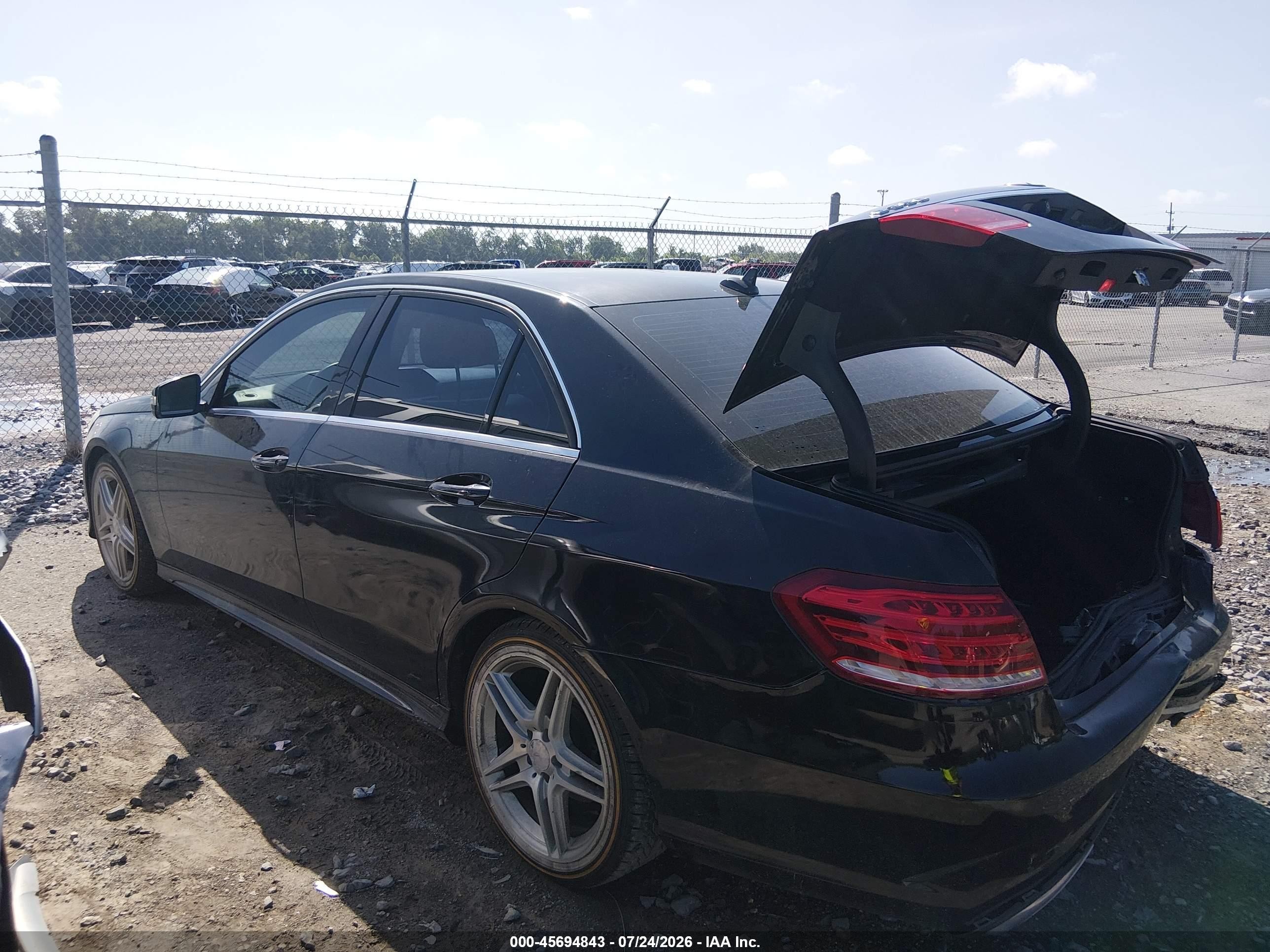 2014 Mercedes-benz E 350 Black vin: WDDHF5KBXEA814368