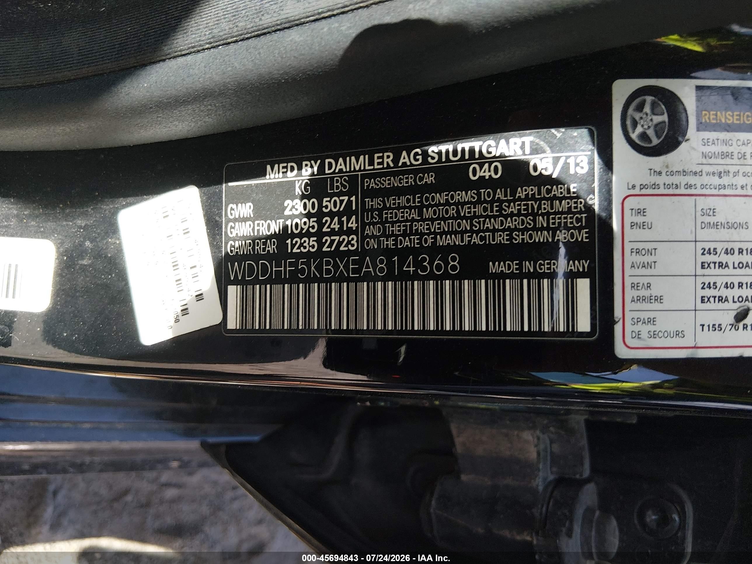2014 Mercedes-benz E 350 Black vin: WDDHF5KBXEA814368