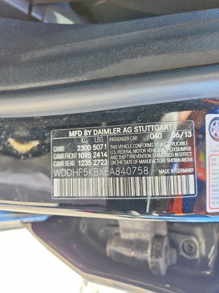 2014 Mercedes-benz E 350 Black vin: WDDHF5KBXEA840758