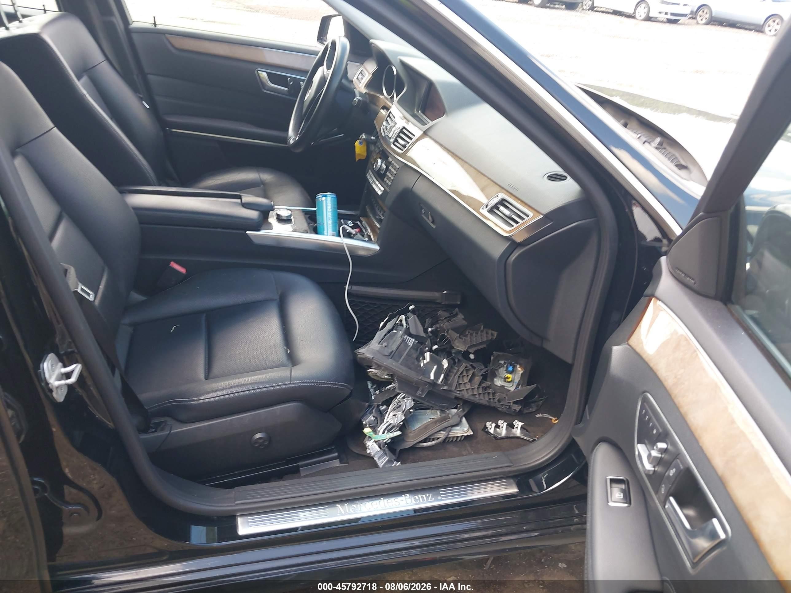 2014 Mercedes-benz E 350   Black vin: WDDHF5KBXEA850710