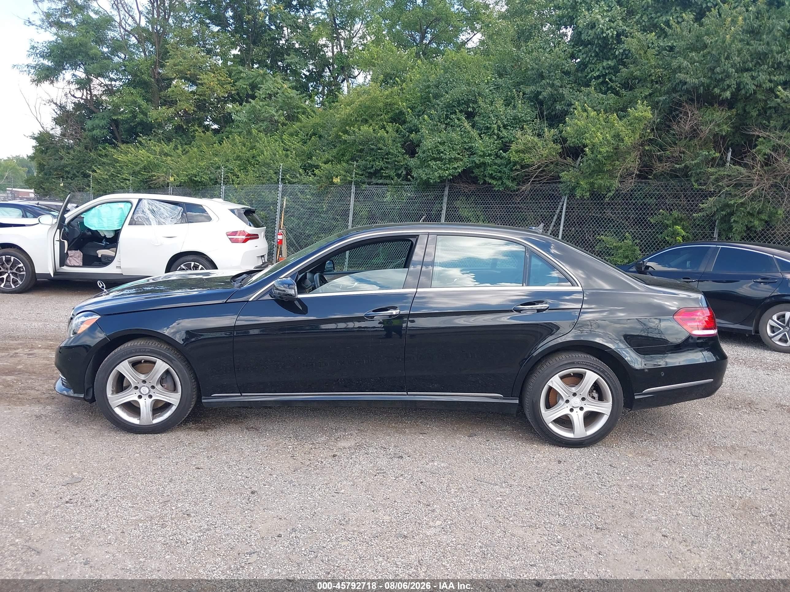 2014 Mercedes-benz E 350   Black vin: WDDHF5KBXEA850710