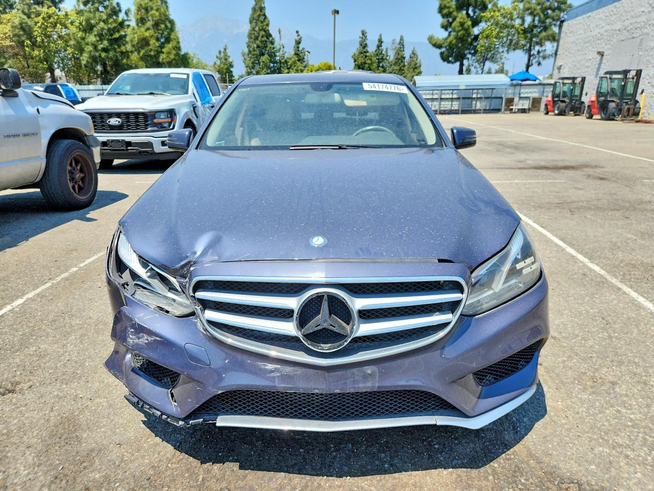 2014 Mercedes-benz E 350 Blue vin: WDDHF5KBXEA895307
