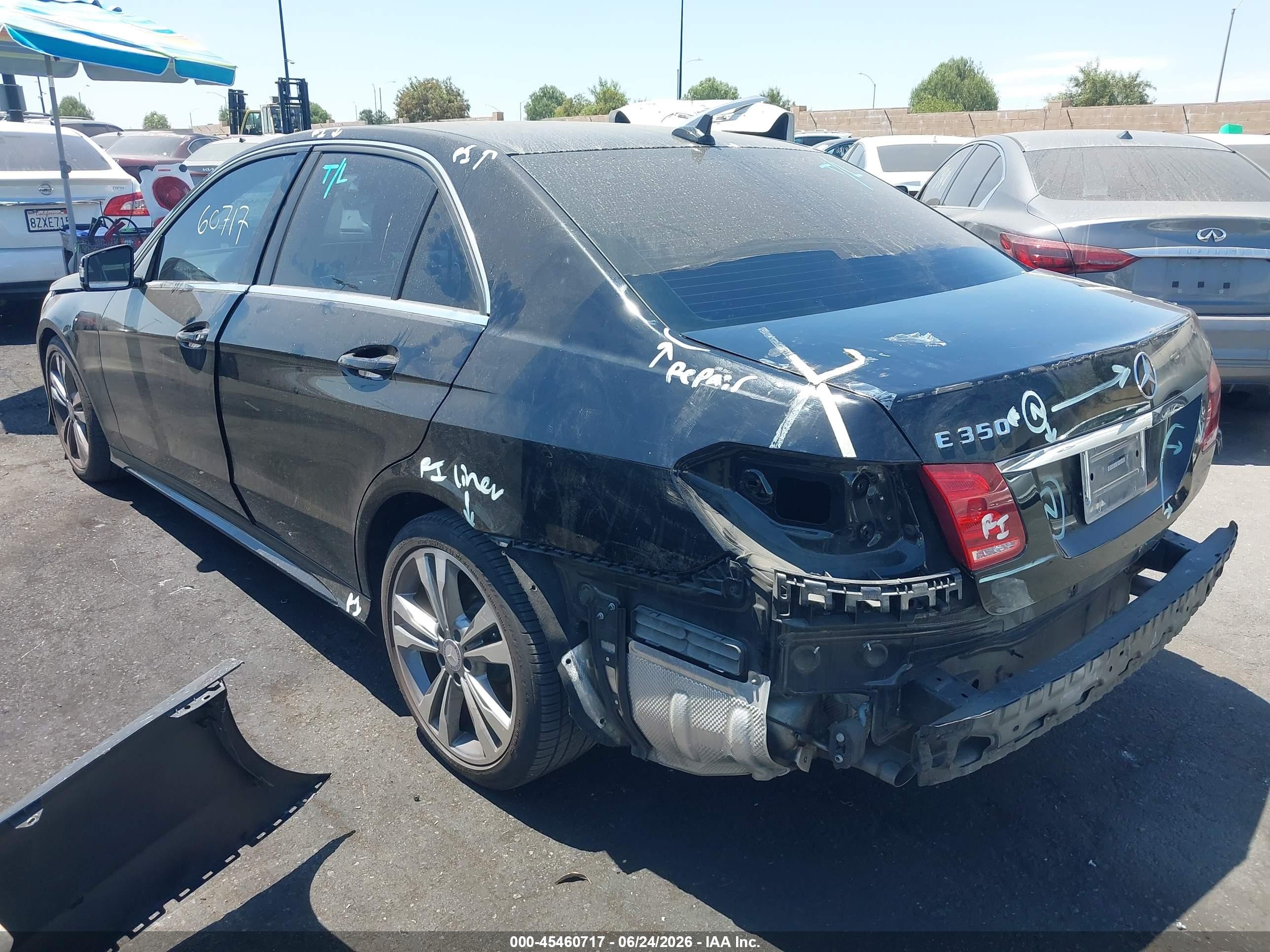 2014 Mercedes-benz E 350   Black vin: WDDHF5KBXEA909402