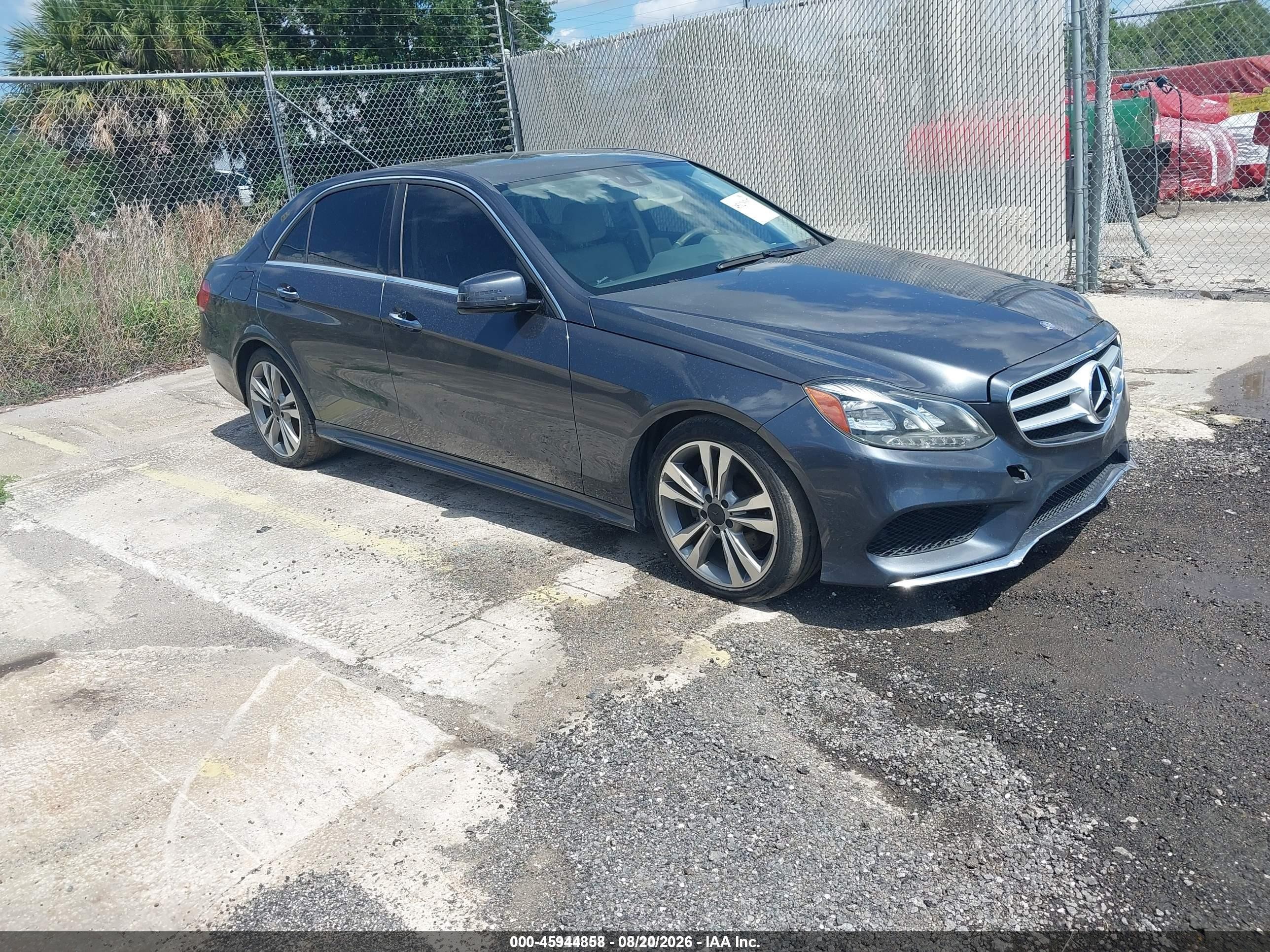2014 Mercedes-benz E 350   Gray vin: WDDHF5KBXEA964349
