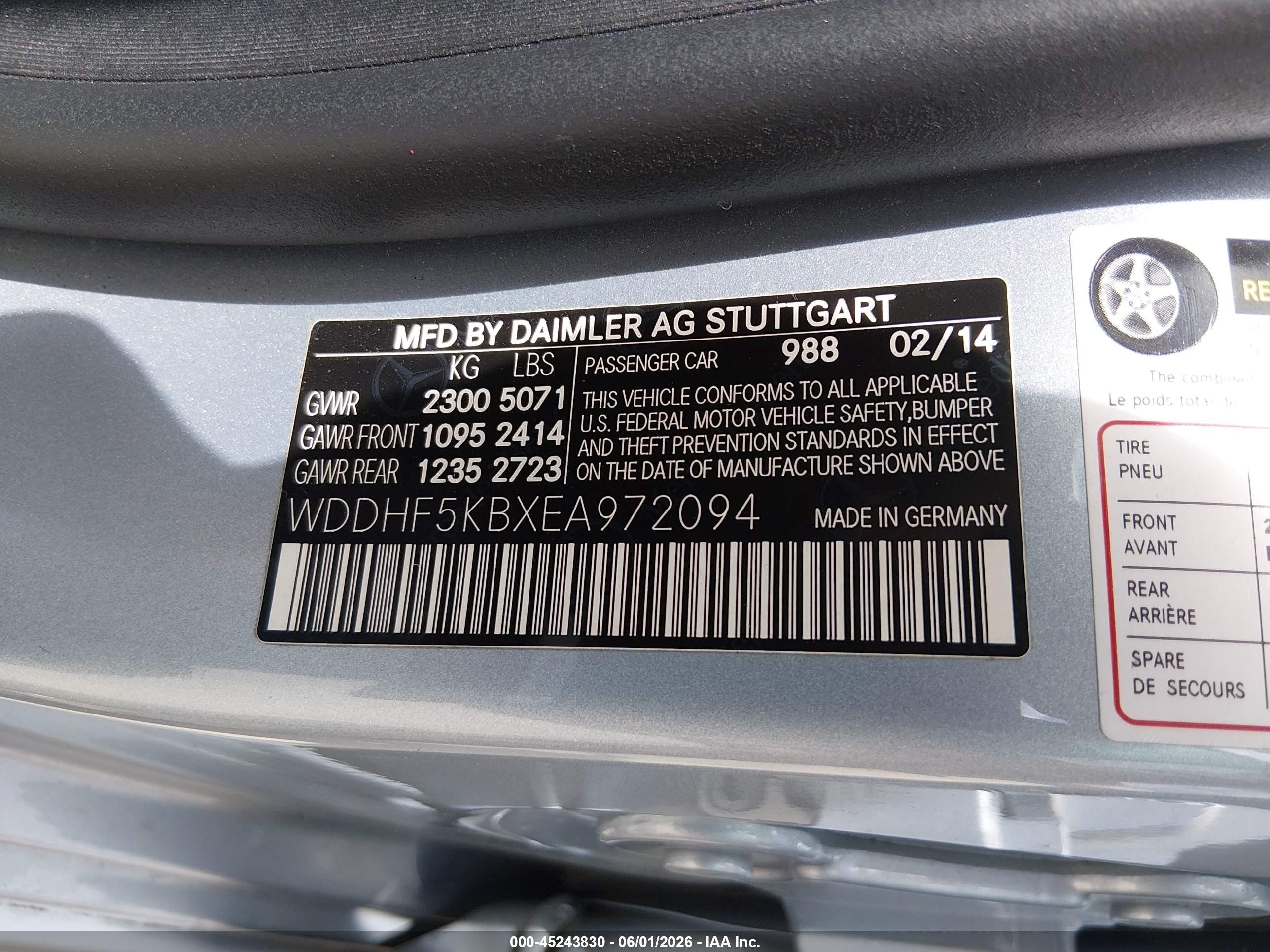 2014 Mercedes-benz E 350   Silver vin: WDDHF5KBXEA972094