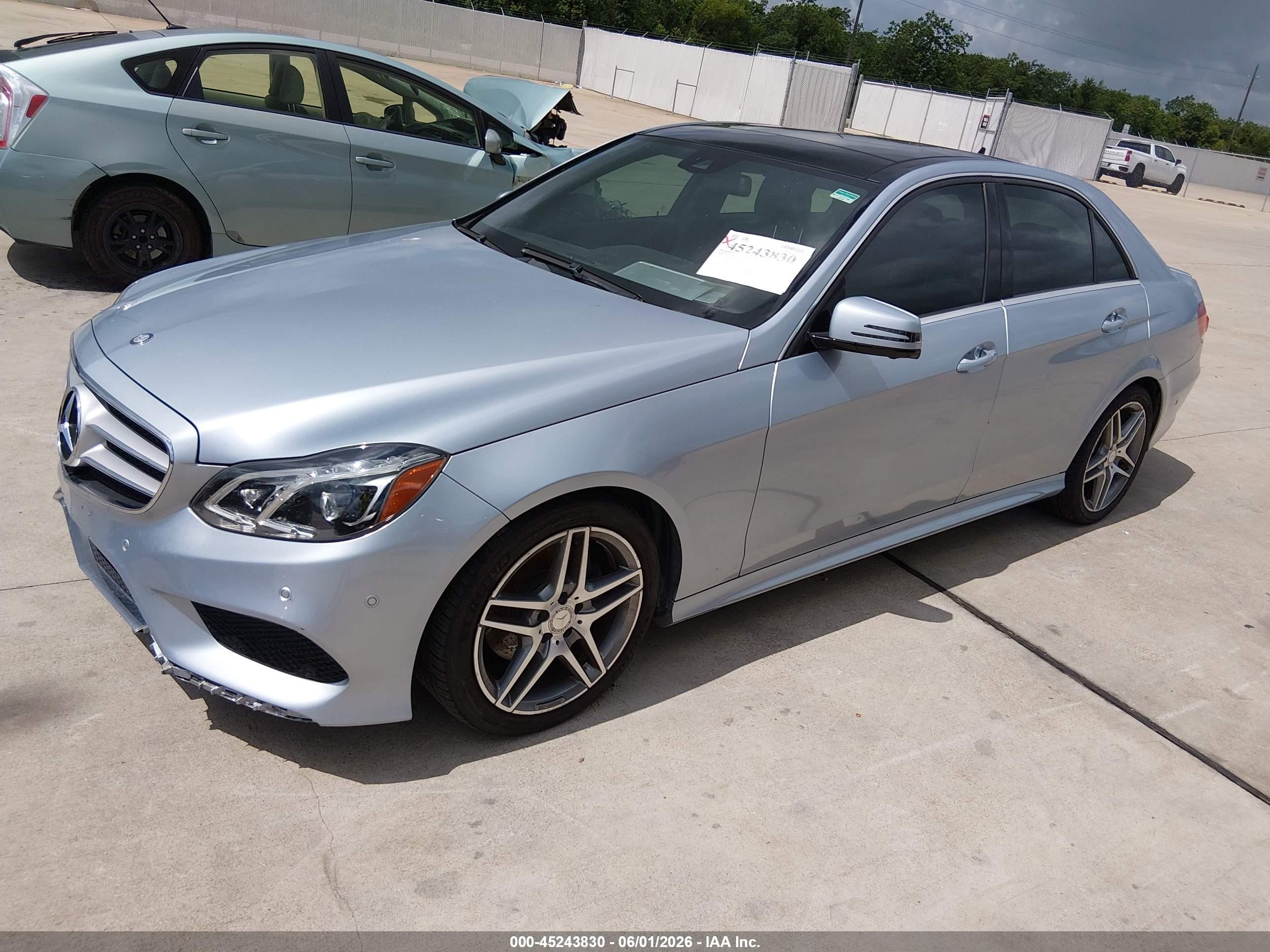 2014 Mercedes-benz E 350   Silver vin: WDDHF5KBXEA972094