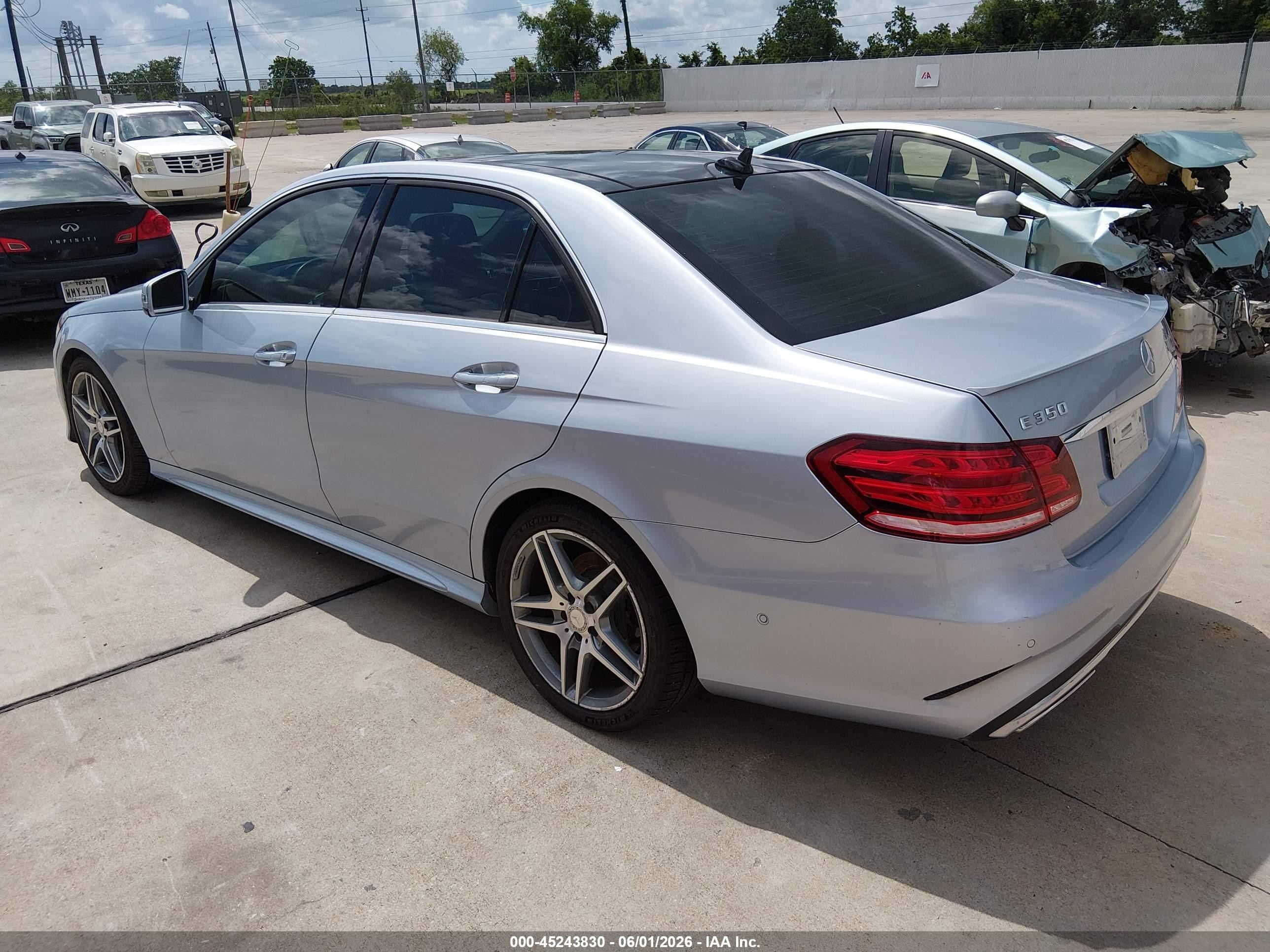 2014 Mercedes-benz E 350   Silver vin: WDDHF5KBXEA972094