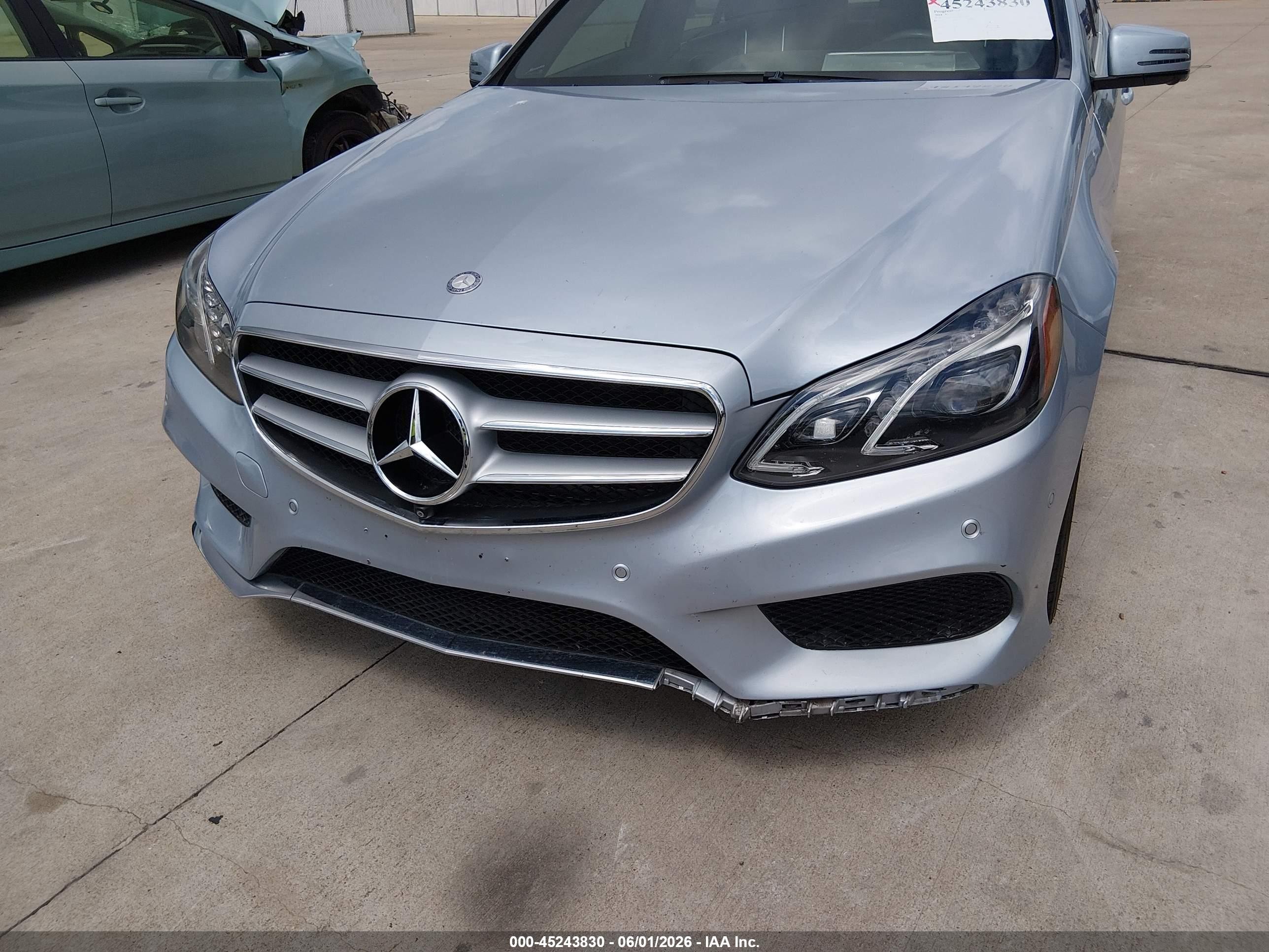 2014 Mercedes-benz E 350   Silver vin: WDDHF5KBXEA972094