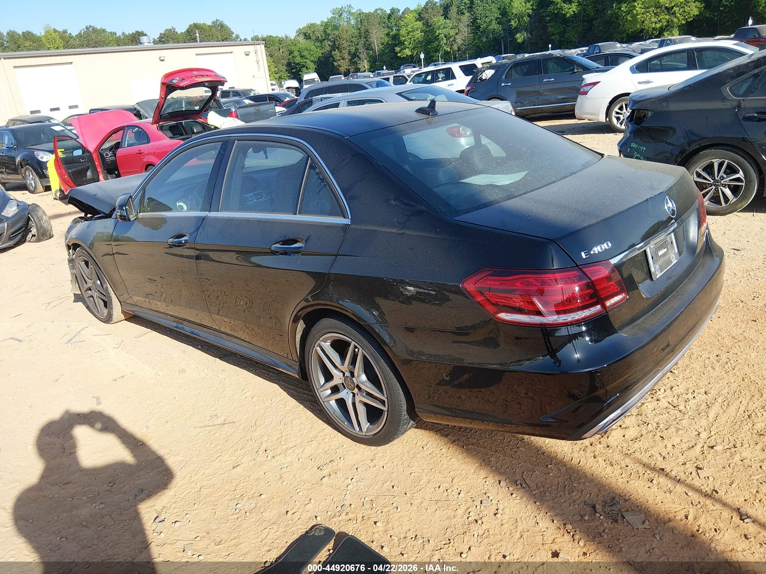 2015 Mercedes-benz E 400   Black vin: WDDHF6FB4FB145364