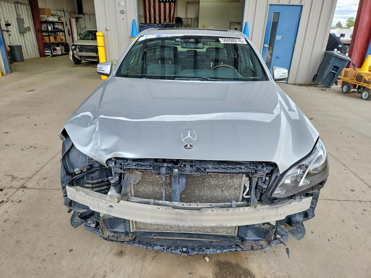 2015 Mercedes-benz E 400 4matic Silver vin: WDDHF6HB7FB137675