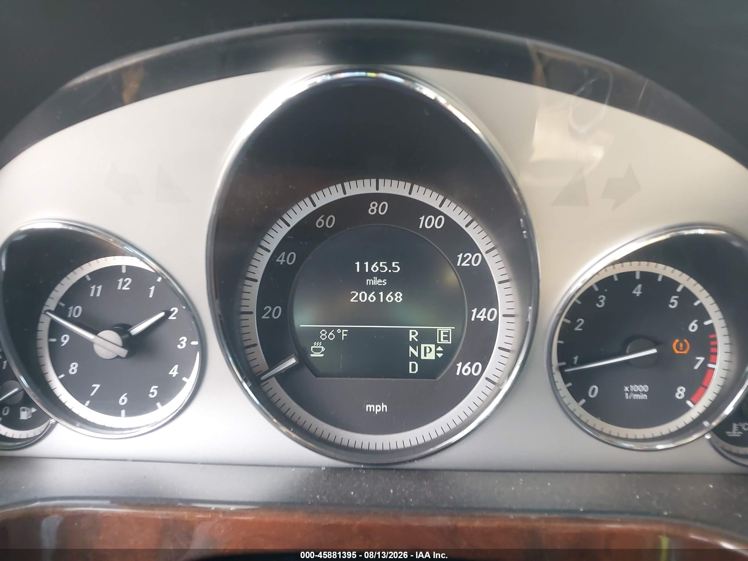 2011 Mercedes-benz E 550   Black vin: WDDHF7CB5BA278936