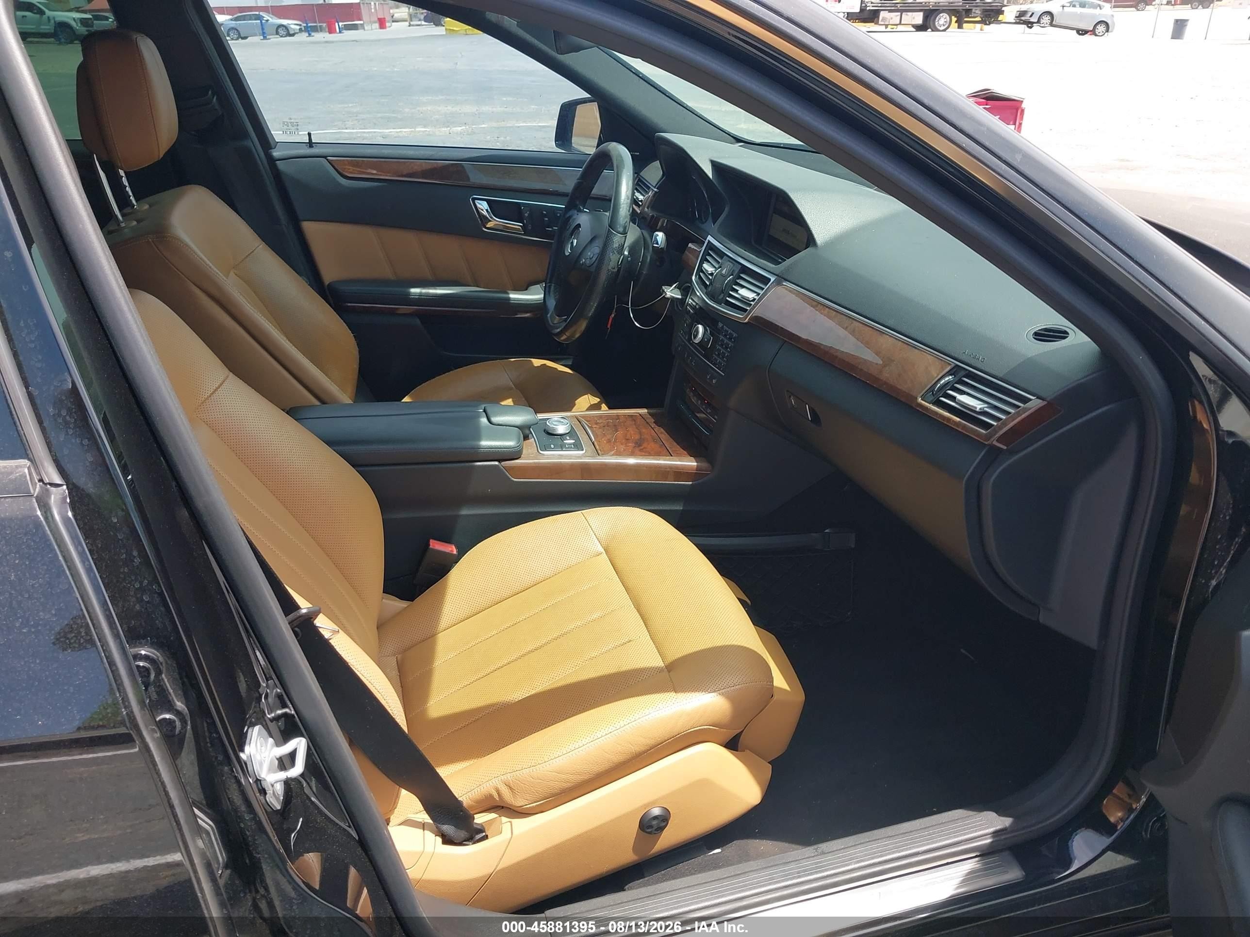 2011 Mercedes-benz E 550   Black vin: WDDHF7CB5BA278936