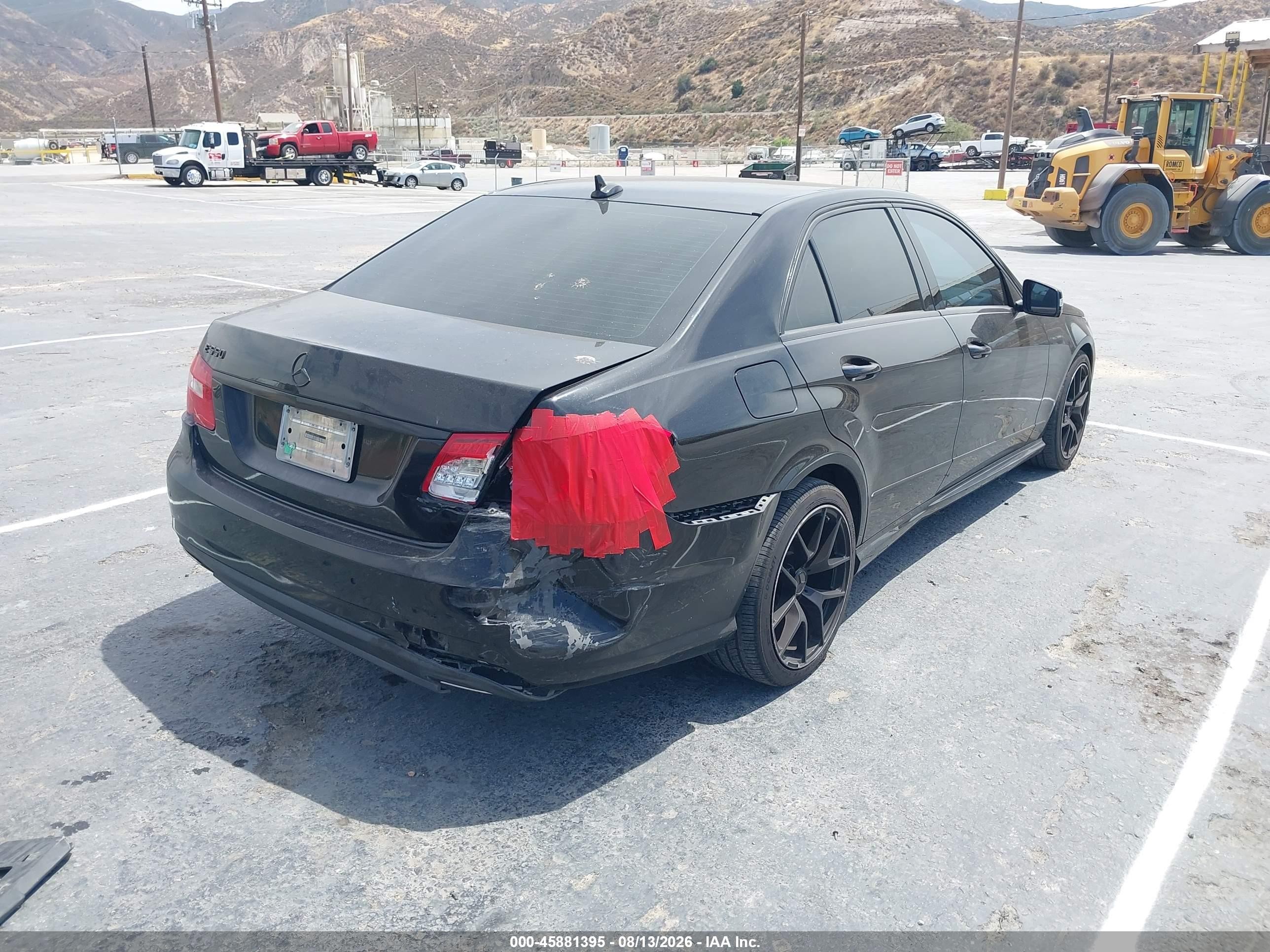 2011 Mercedes-benz E 550   Black vin: WDDHF7CB5BA278936