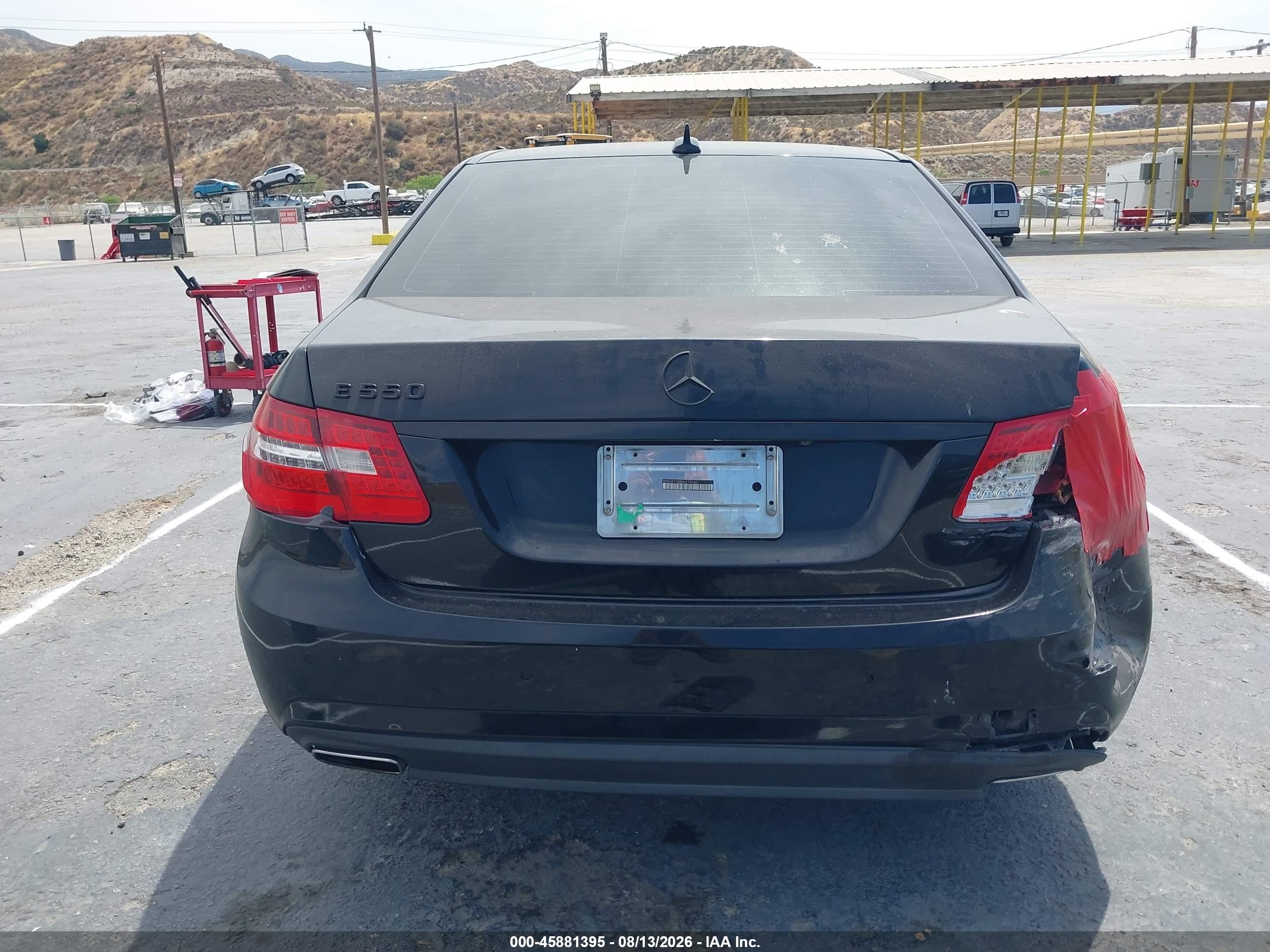 2011 Mercedes-benz E 550   Black vin: WDDHF7CB5BA278936