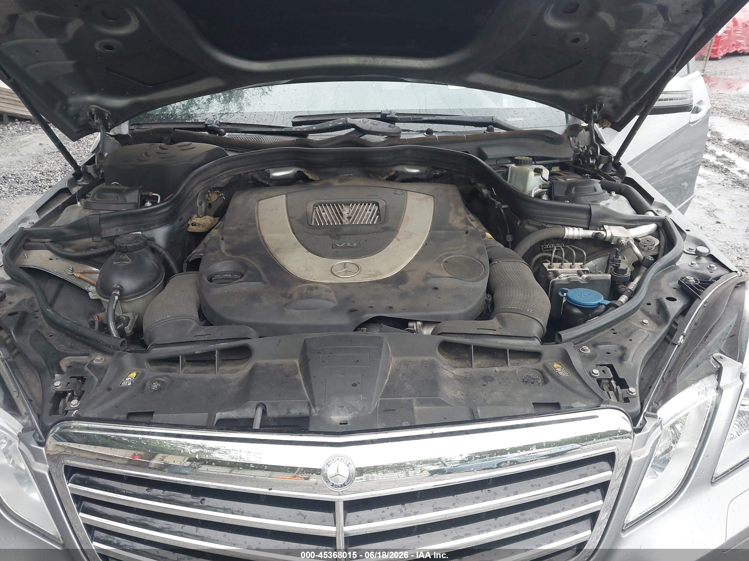 2010 Mercedes-benz E 550   Gray vin: WDDHF7CB6AA197331