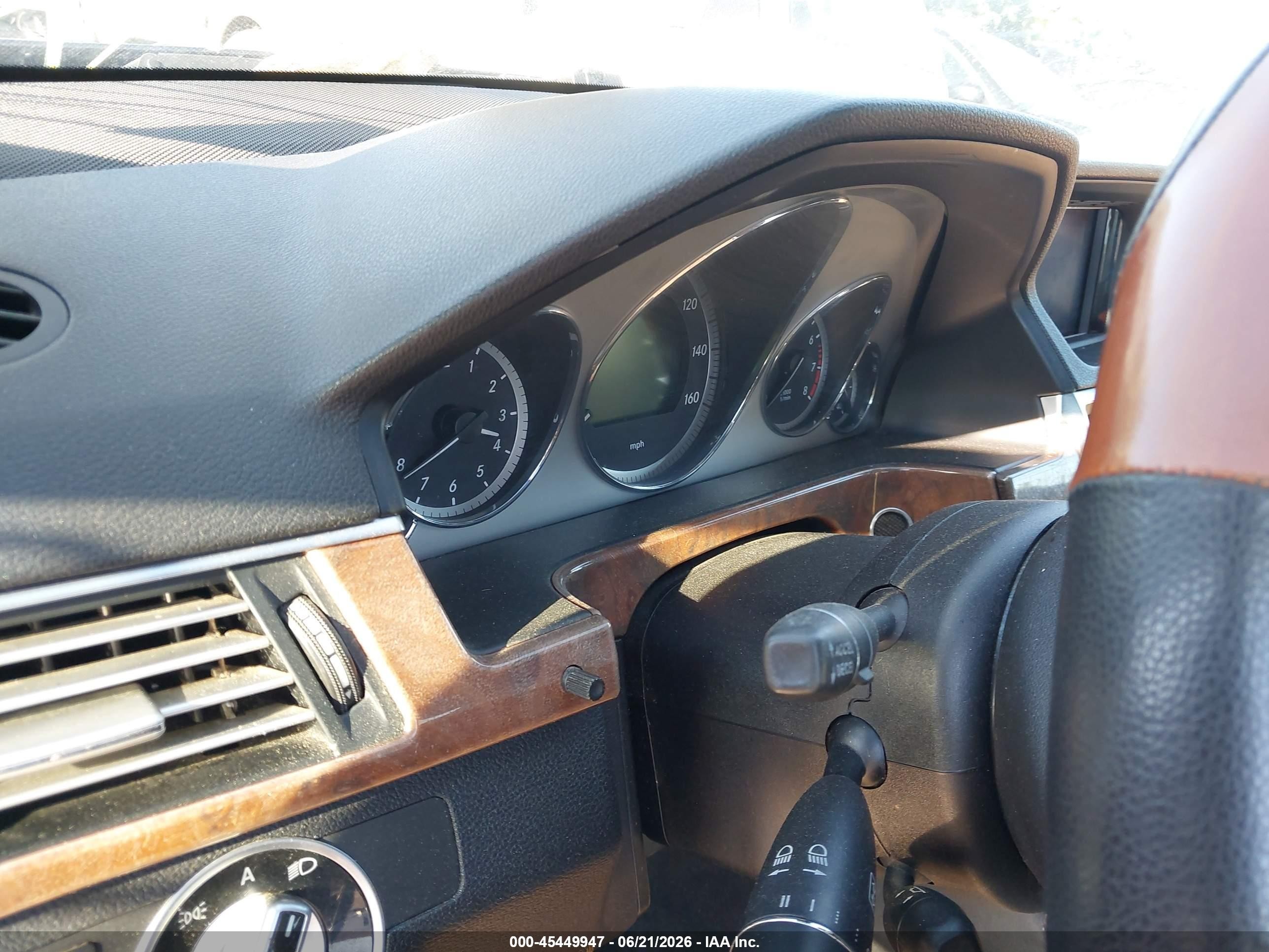 2011 Mercedes-benz E 550   Gray vin: WDDHF7CB9BA311100
