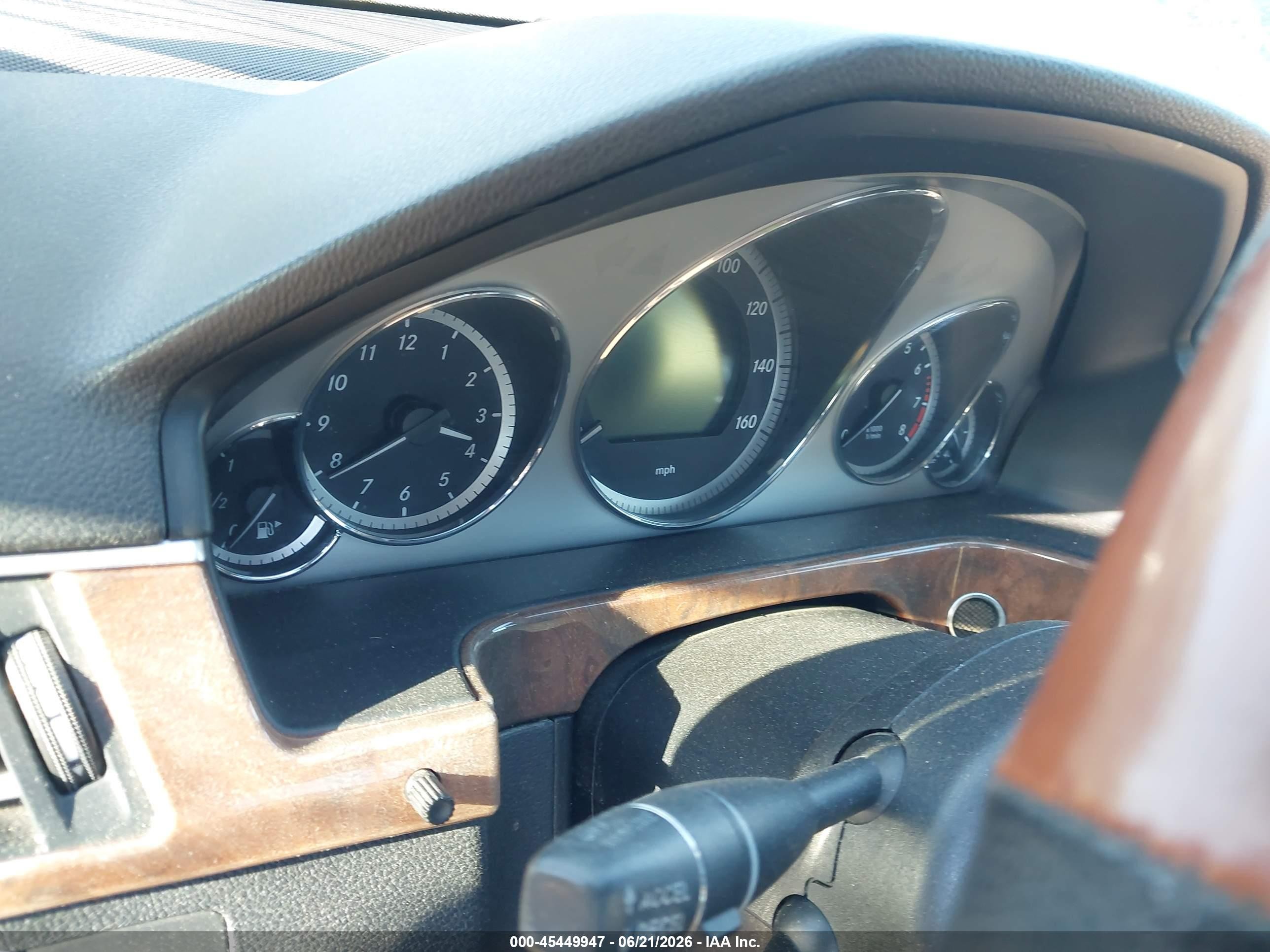 2011 Mercedes-benz E 550   Gray vin: WDDHF7CB9BA311100