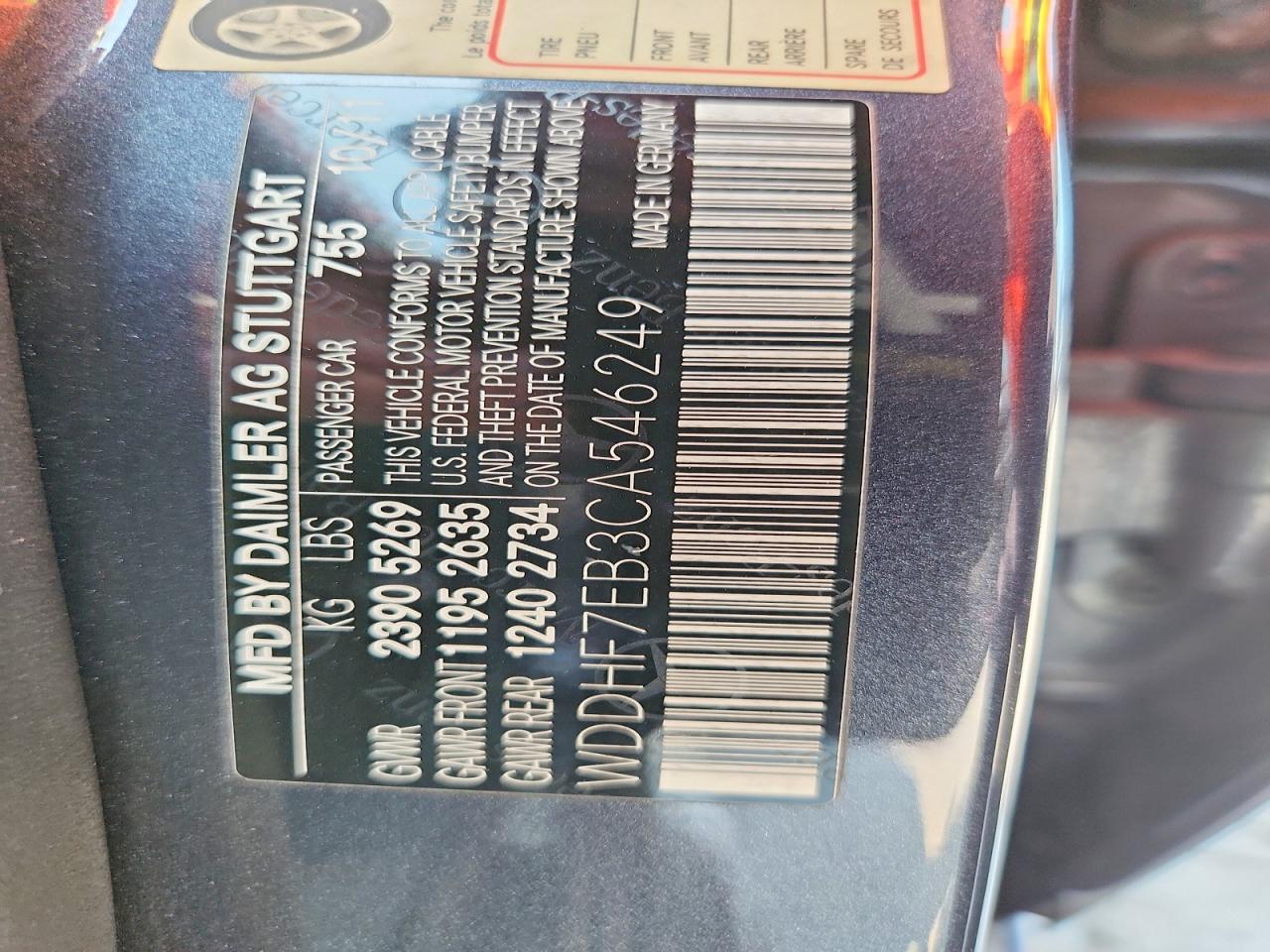 2012 Mercedes-benz E 63 Amg Gray vin: WDDHF7EB3CA546249