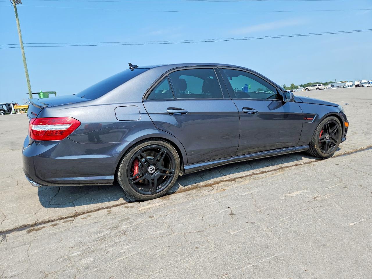 2012 Mercedes-benz E 63 Amg Gray vin: WDDHF7EB3CA546249