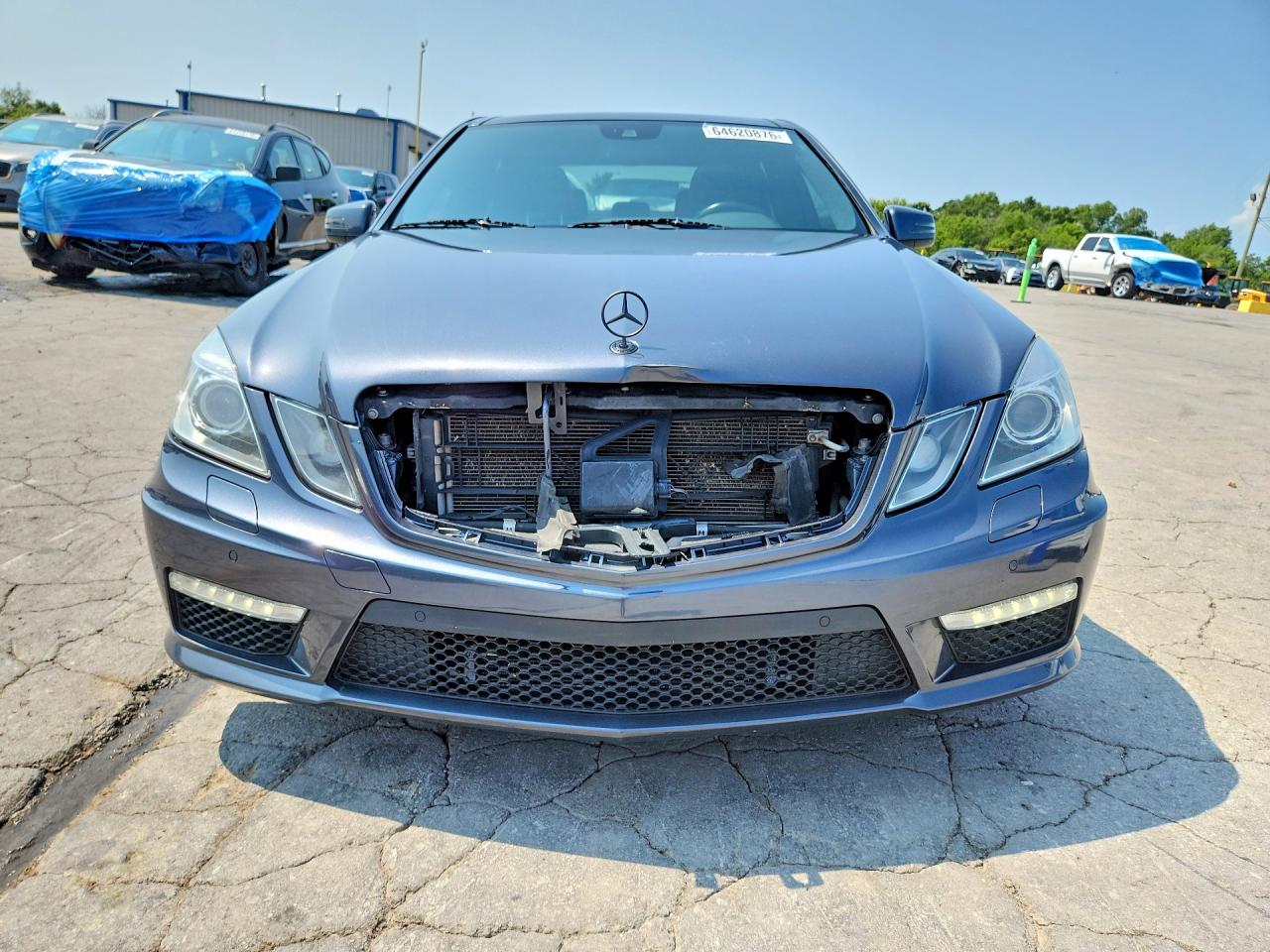 2012 Mercedes-benz E 63 Amg Gray vin: WDDHF7EB3CA546249