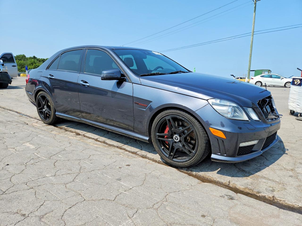 2012 Mercedes-benz E 63 Amg Gray vin: WDDHF7EB3CA546249