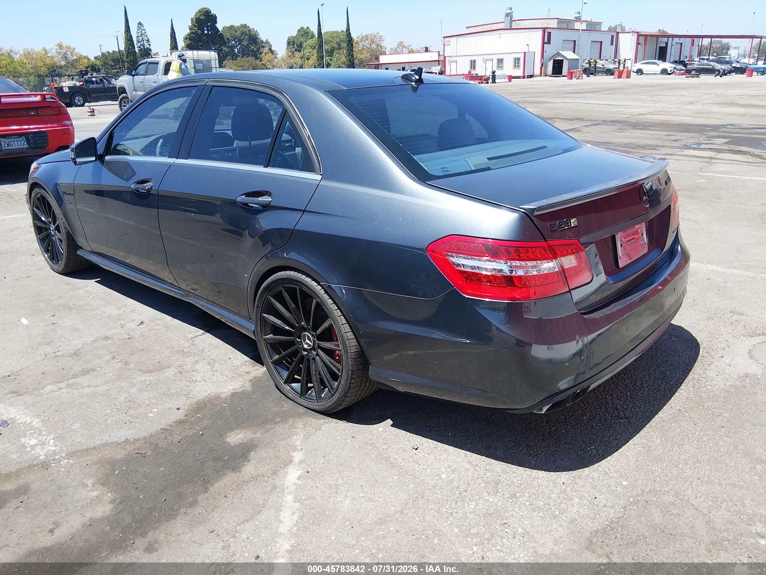 2012 Mercedes-benz E 63 Amg Gray vin: WDDHF7EB5CA524835