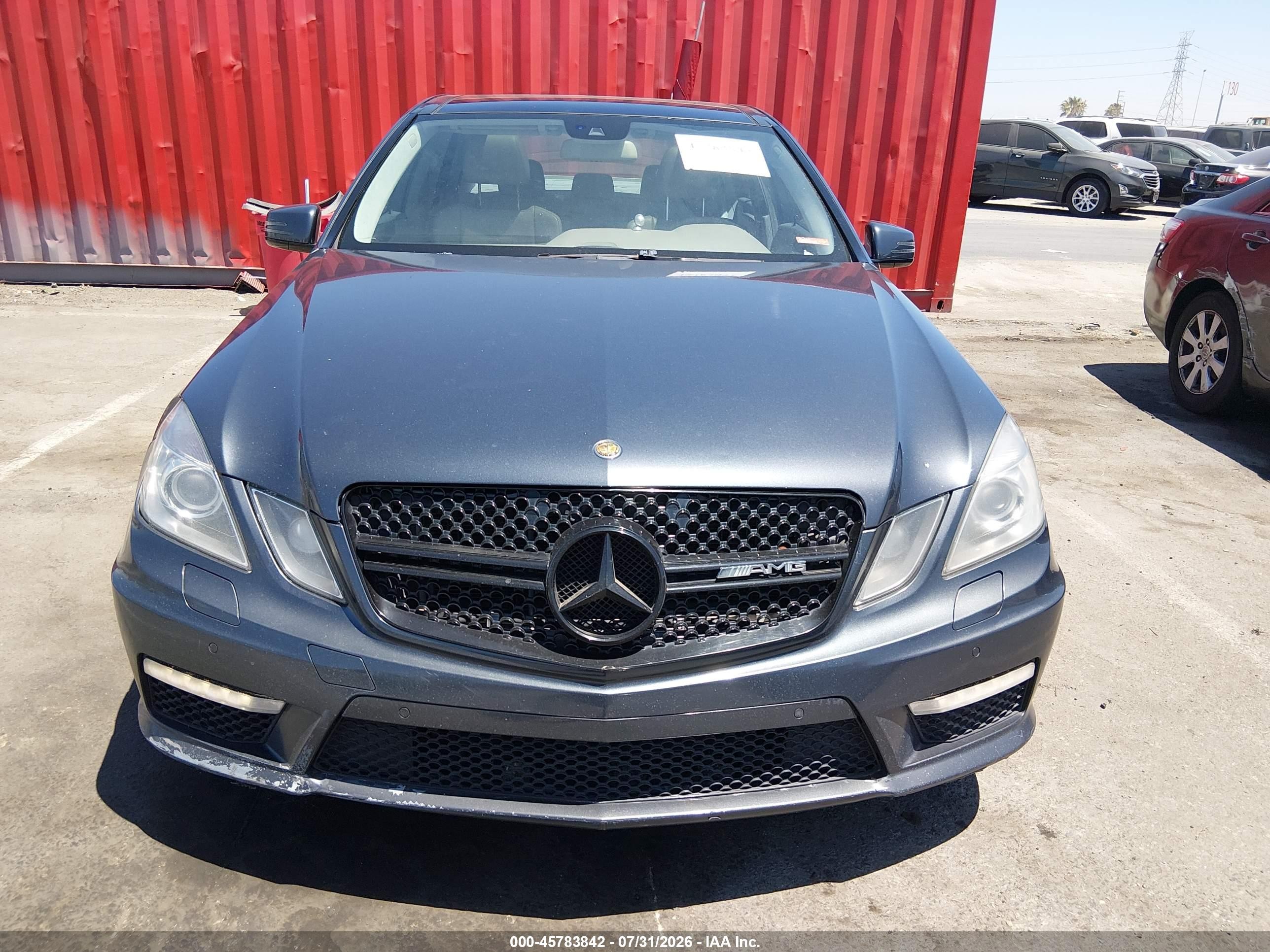 2012 Mercedes-benz E 63 Amg Gray vin: WDDHF7EB5CA524835