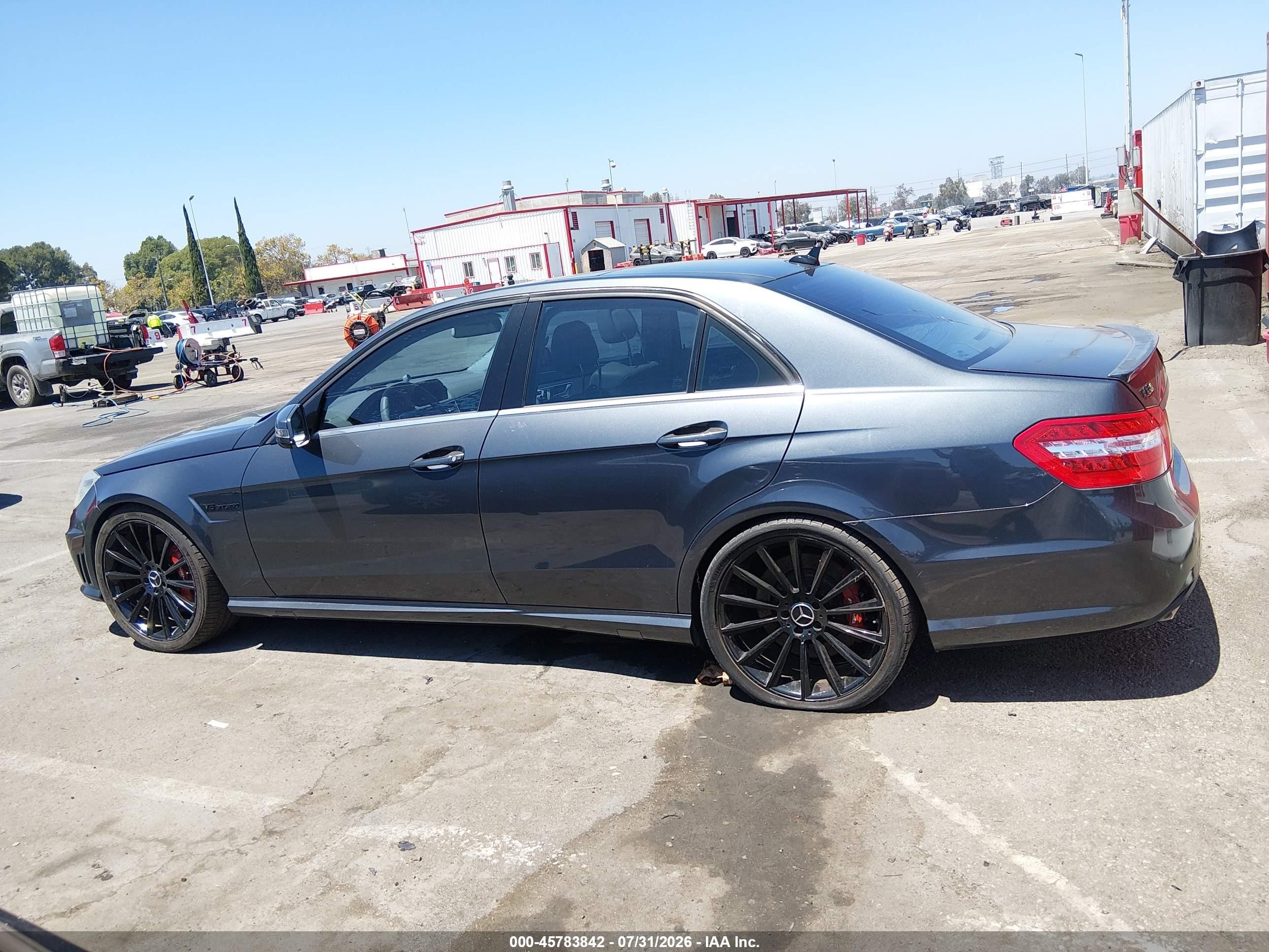 2012 Mercedes-benz E 63 Amg Gray vin: WDDHF7EB5CA524835