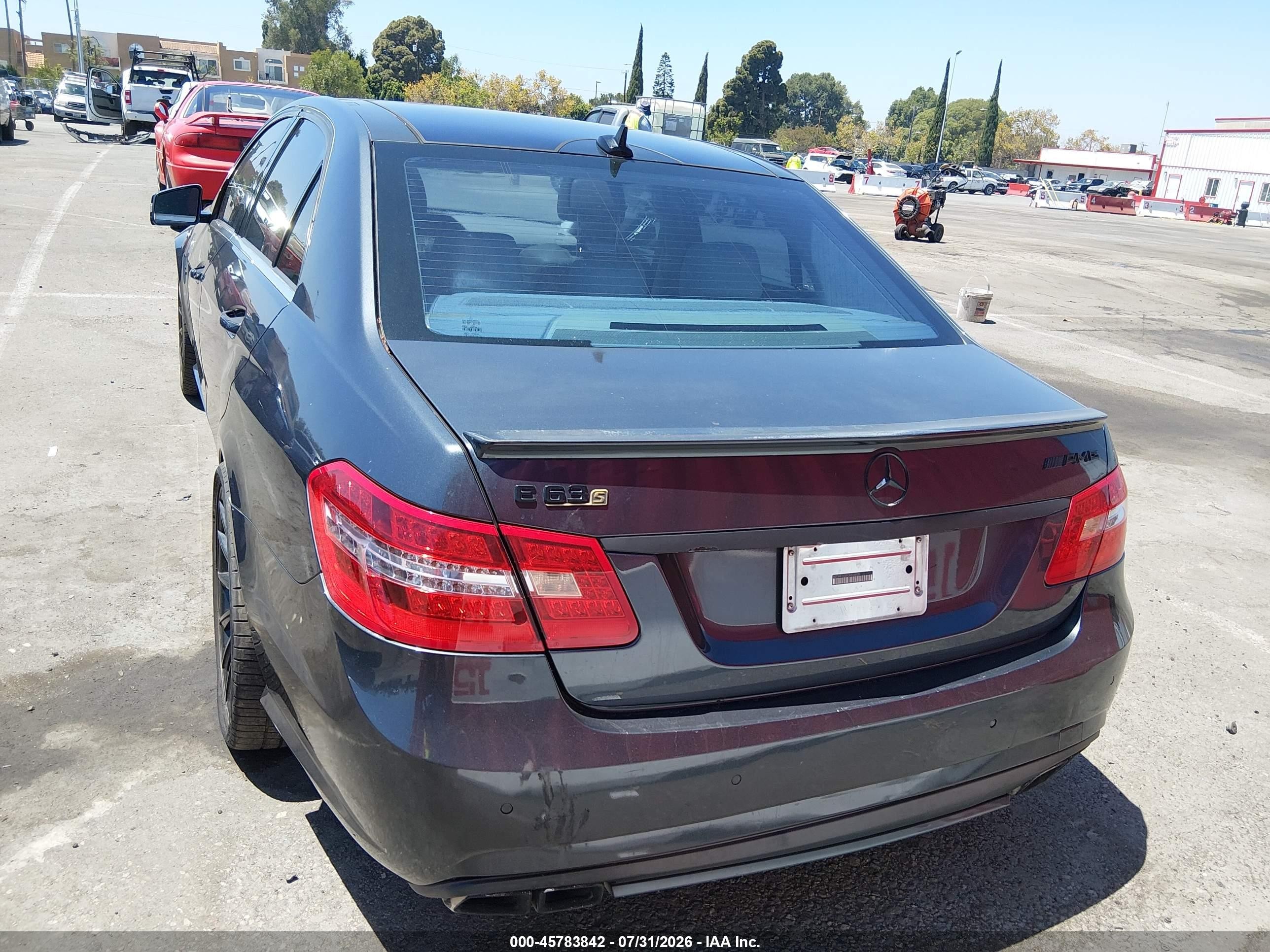2012 Mercedes-benz E 63 Amg Gray vin: WDDHF7EB5CA524835