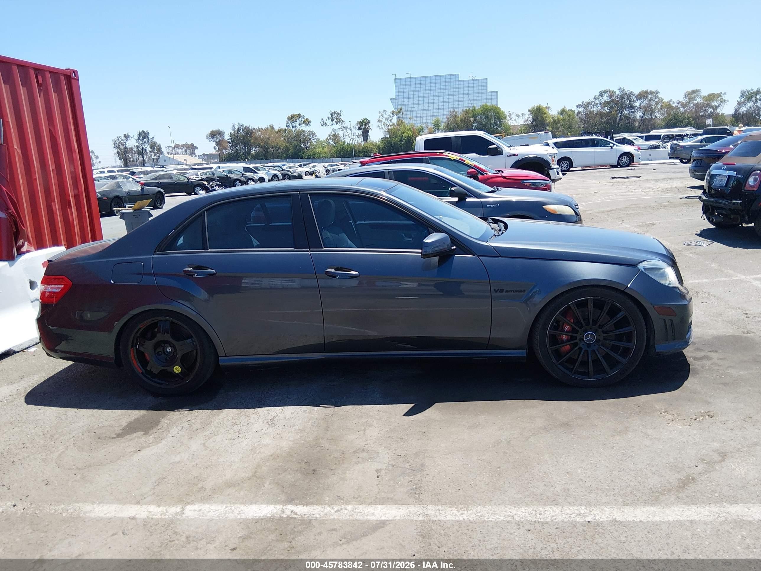 2012 Mercedes-benz E 63 Amg Gray vin: WDDHF7EB5CA524835