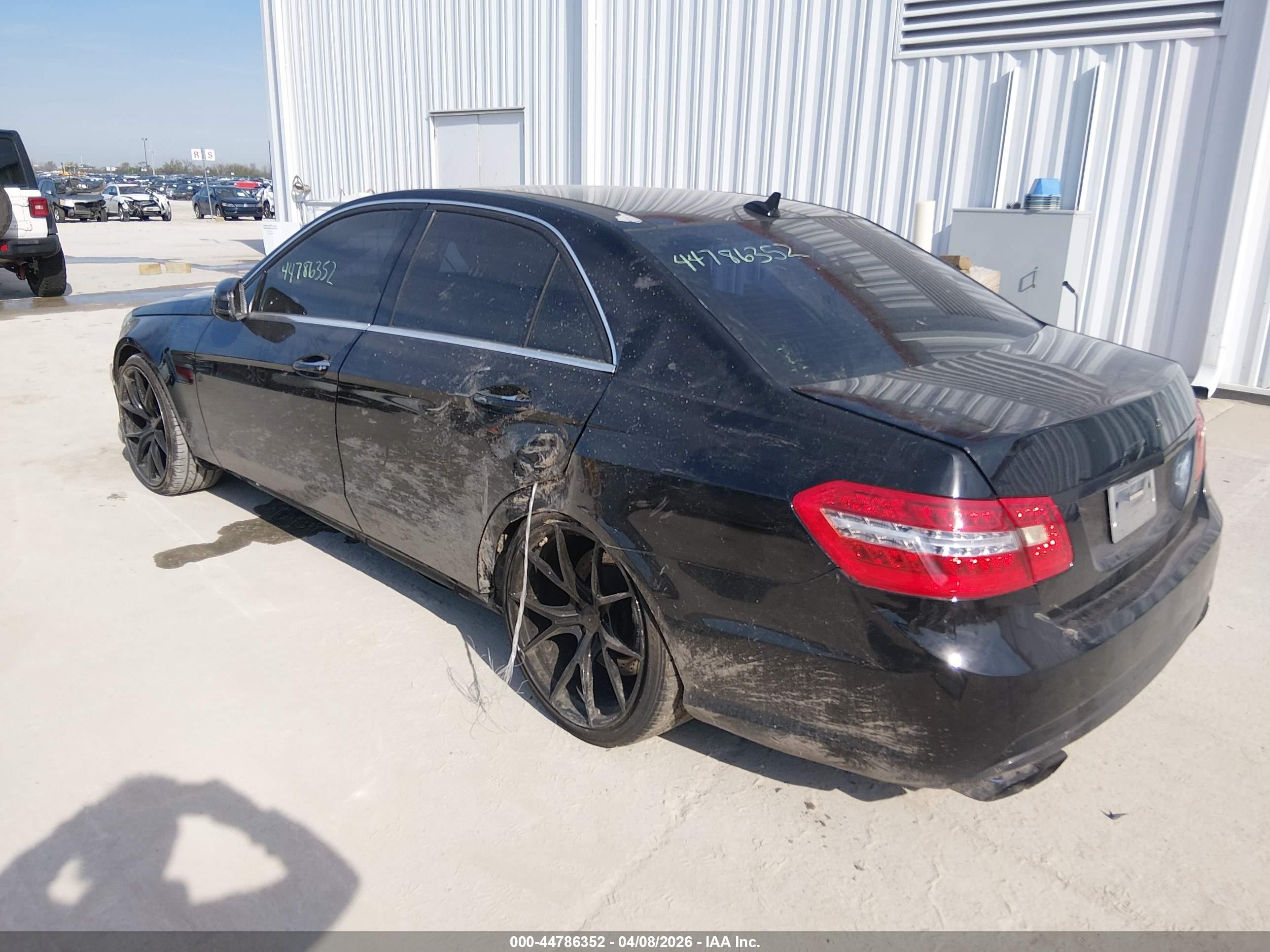 2012 Mercedes-benz E 63 Amg   Black vin: WDDHF7EB5CA559178