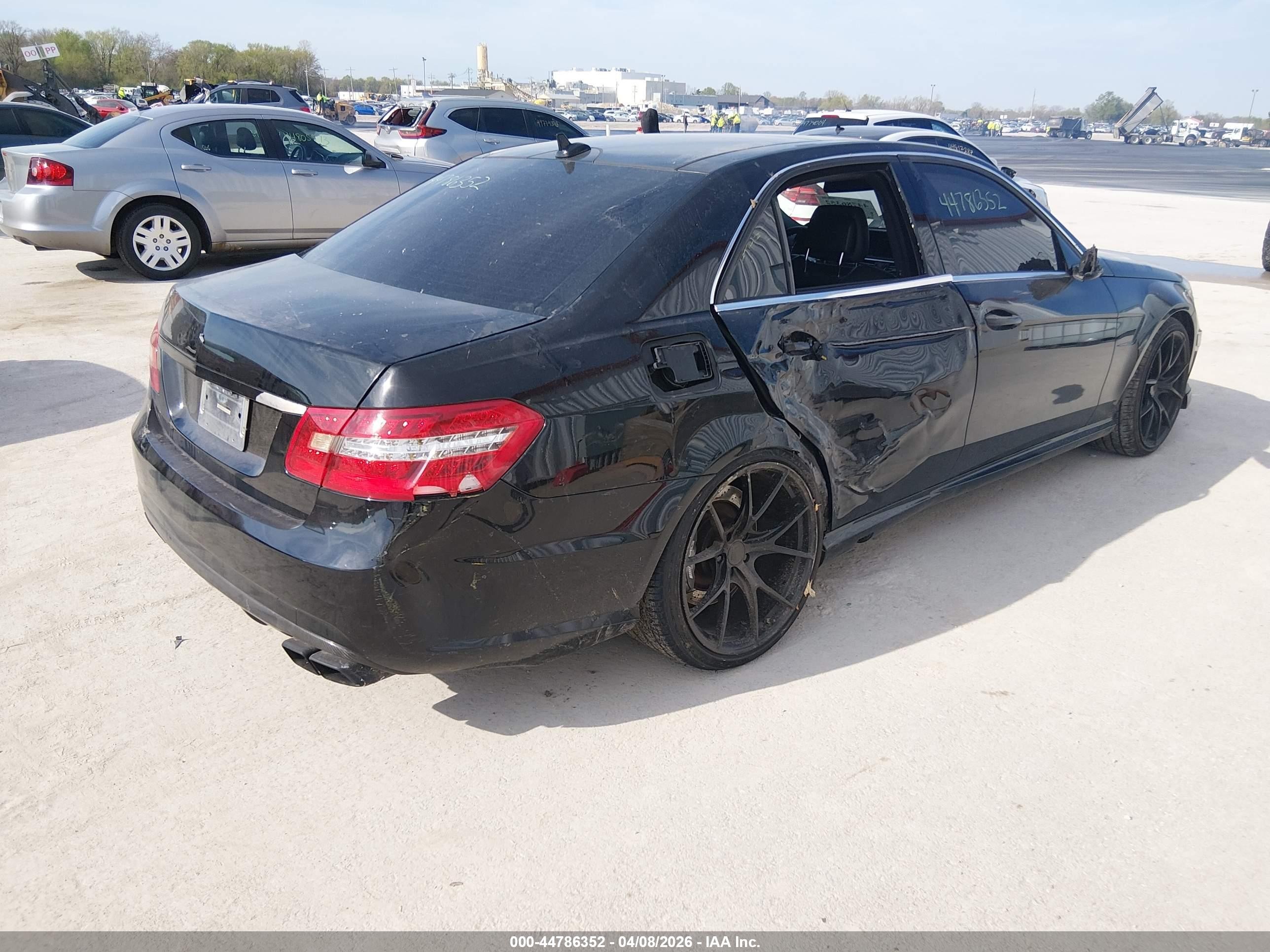 2012 Mercedes-benz E 63 Amg   Black vin: WDDHF7EB5CA559178