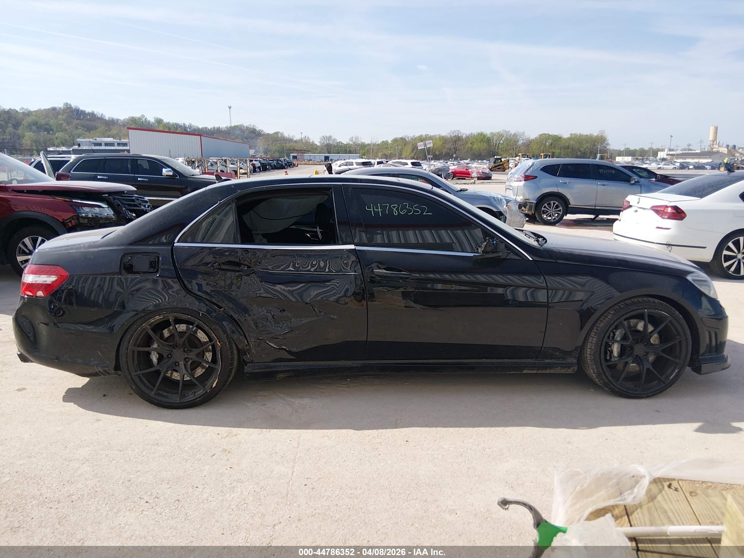 2012 Mercedes-benz E 63 Amg   Black vin: WDDHF7EB5CA559178