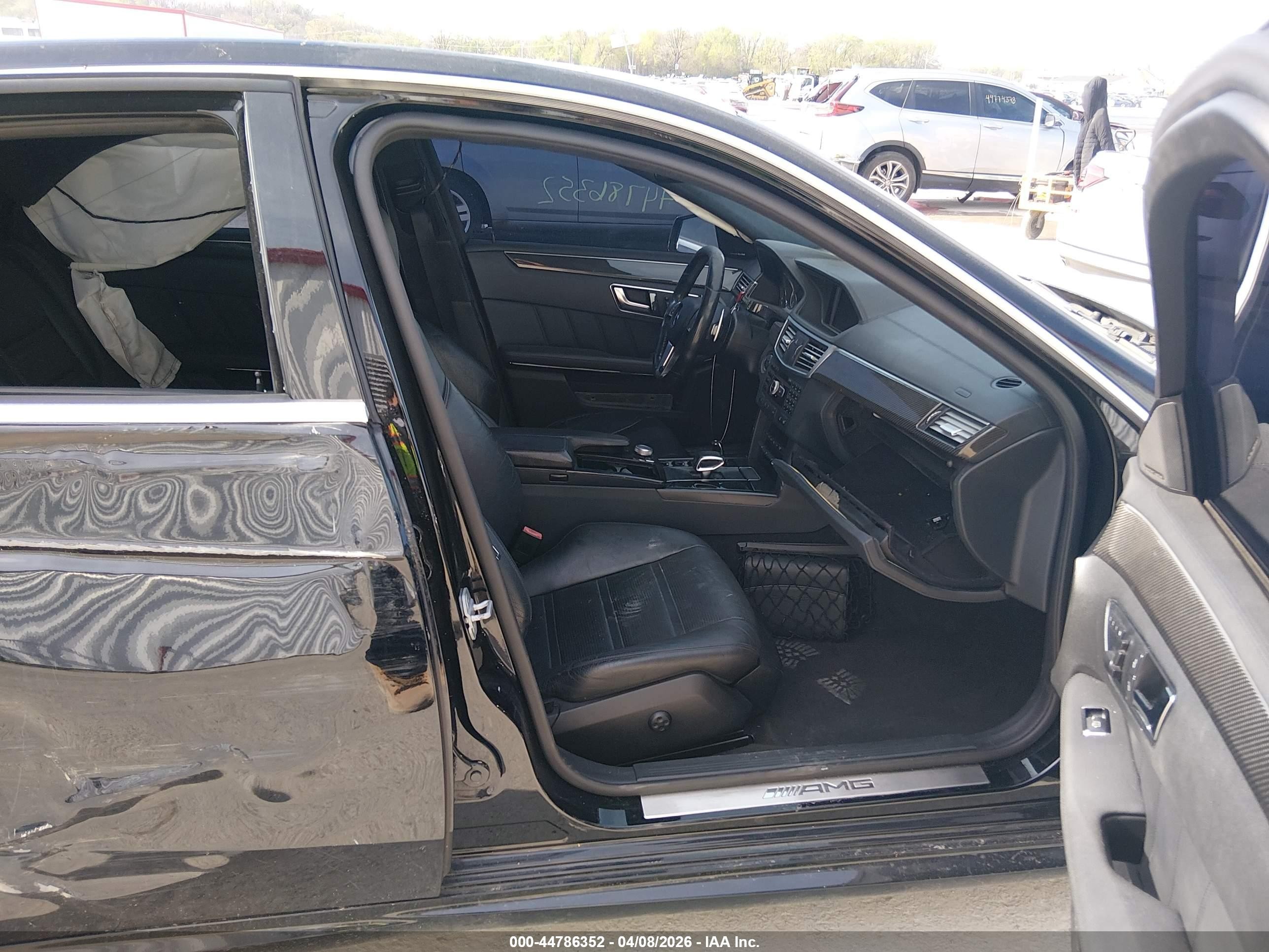 2012 Mercedes-benz E 63 Amg   Black vin: WDDHF7EB5CA559178