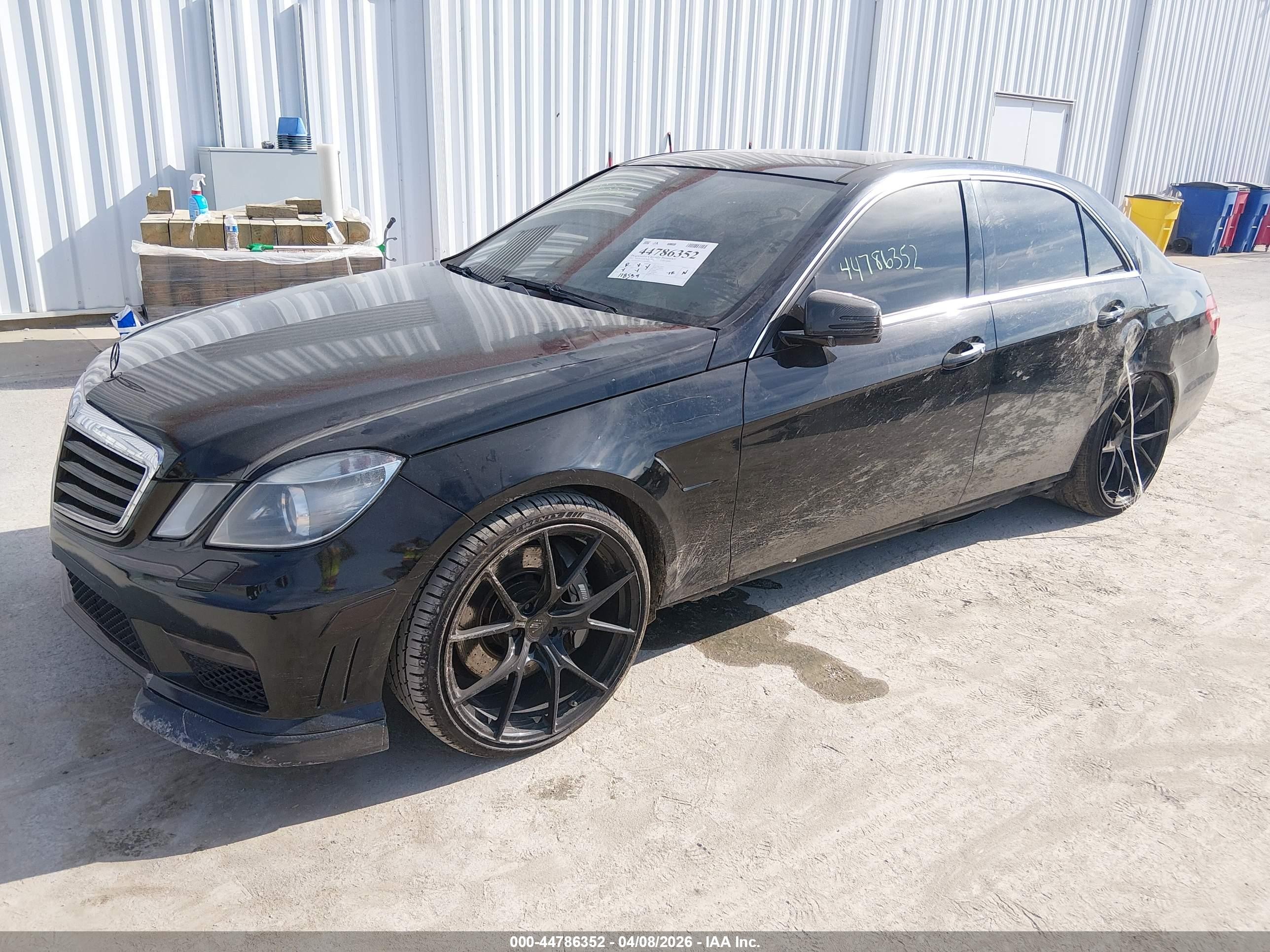 2012 Mercedes-benz E 63 Amg   Black vin: WDDHF7EB5CA559178