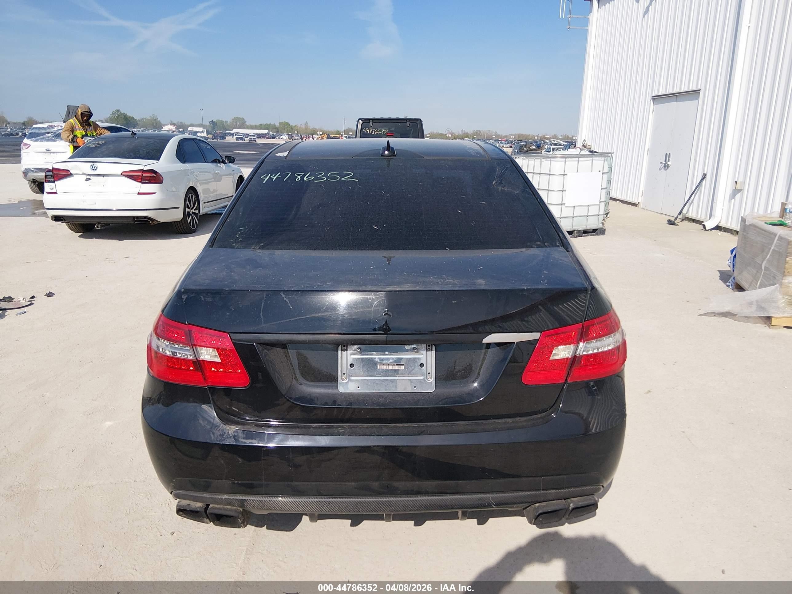 2012 Mercedes-benz E 63 Amg   Black vin: WDDHF7EB5CA559178