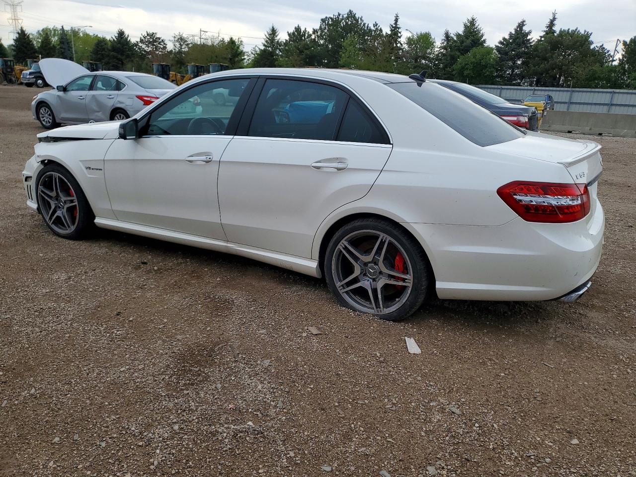 2012 Mercedes-benz E 63 Amg White vin: WDDHF7EB9CA562987