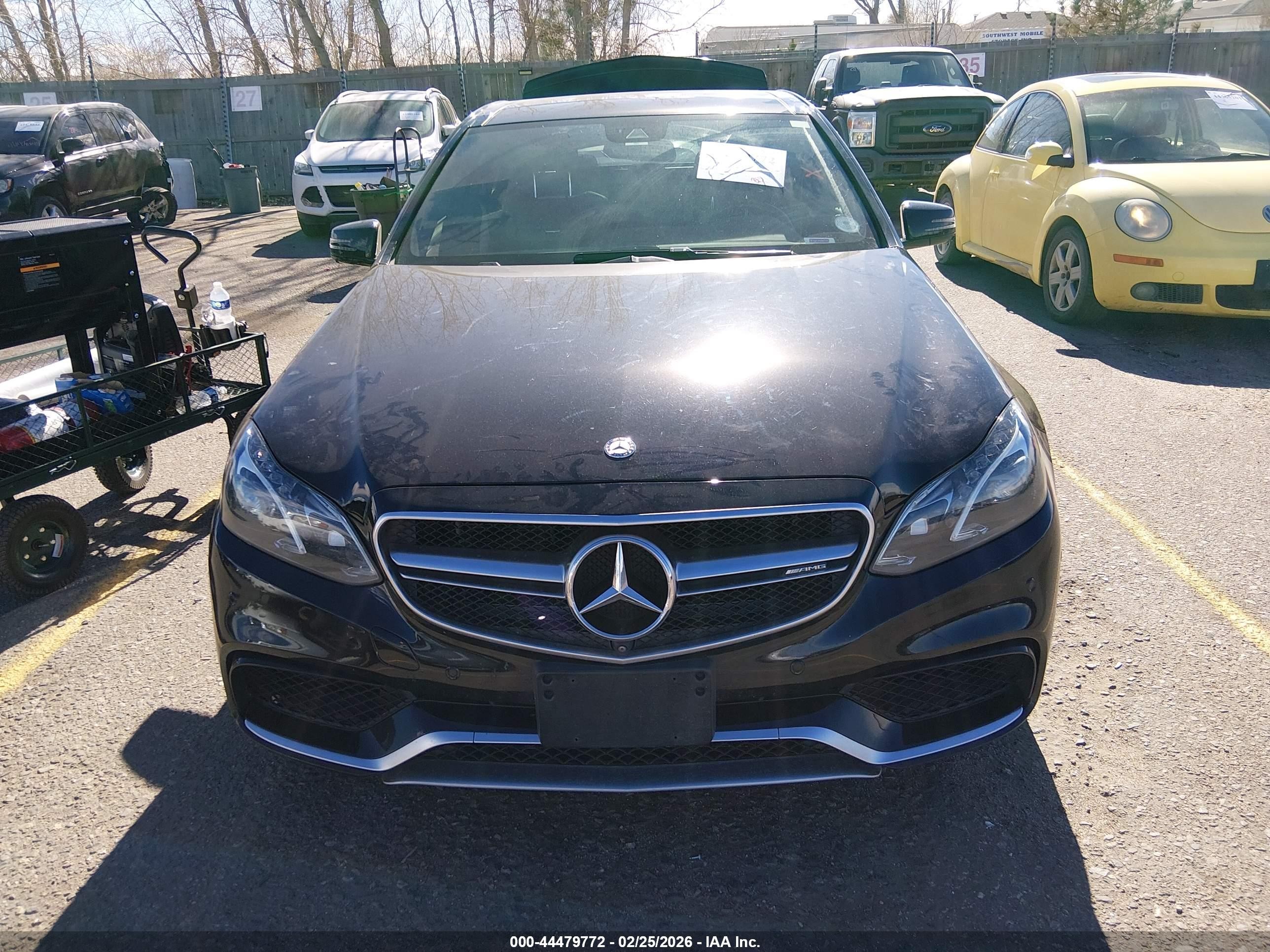 2015 Mercedes-benz E 63 Amg S 4matic Черный vin: WDDHF7GB9FB087580