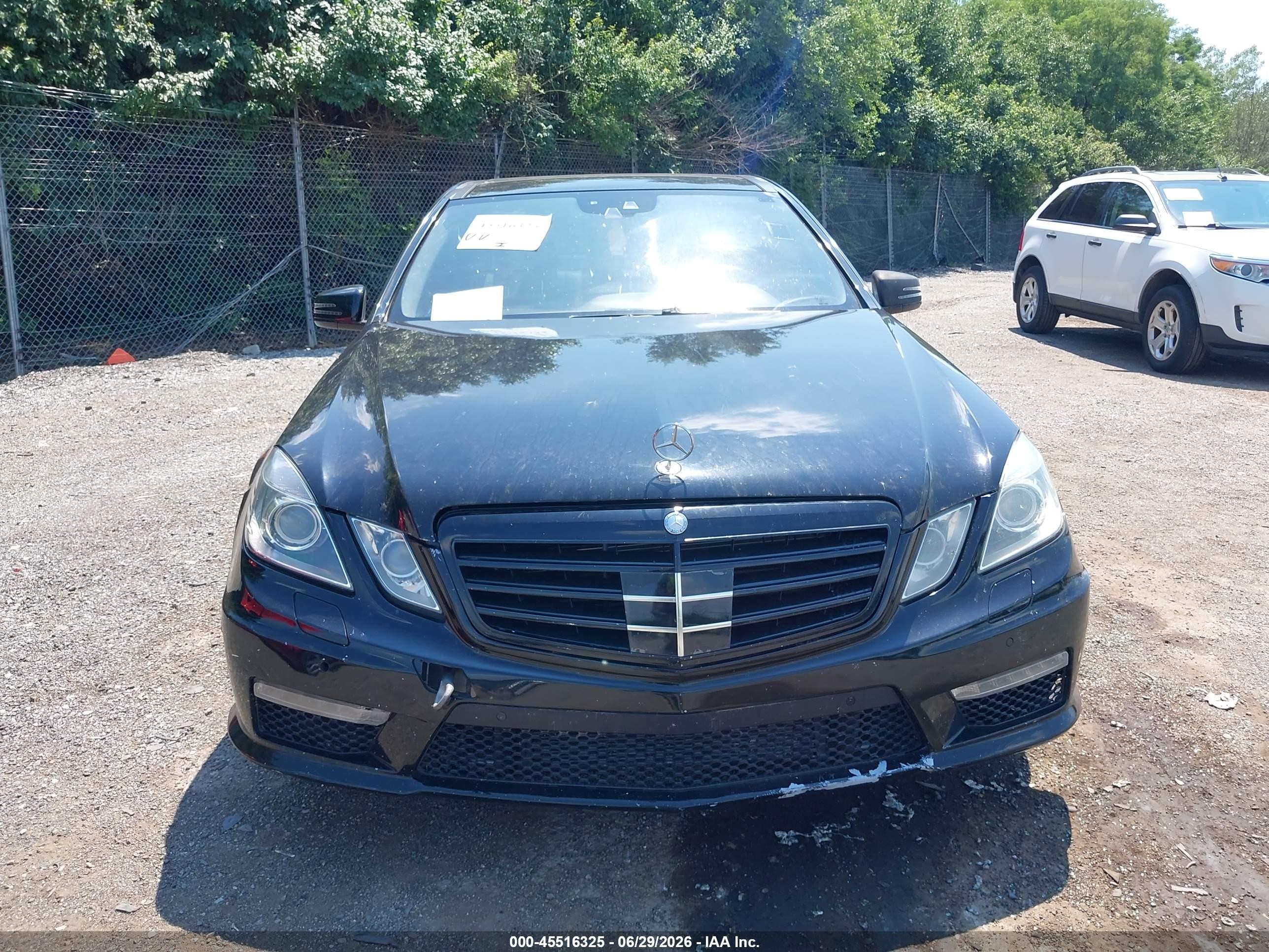 2011 Mercedes-benz E 63 Amg   Black vin: WDDHF7HB4BA371021