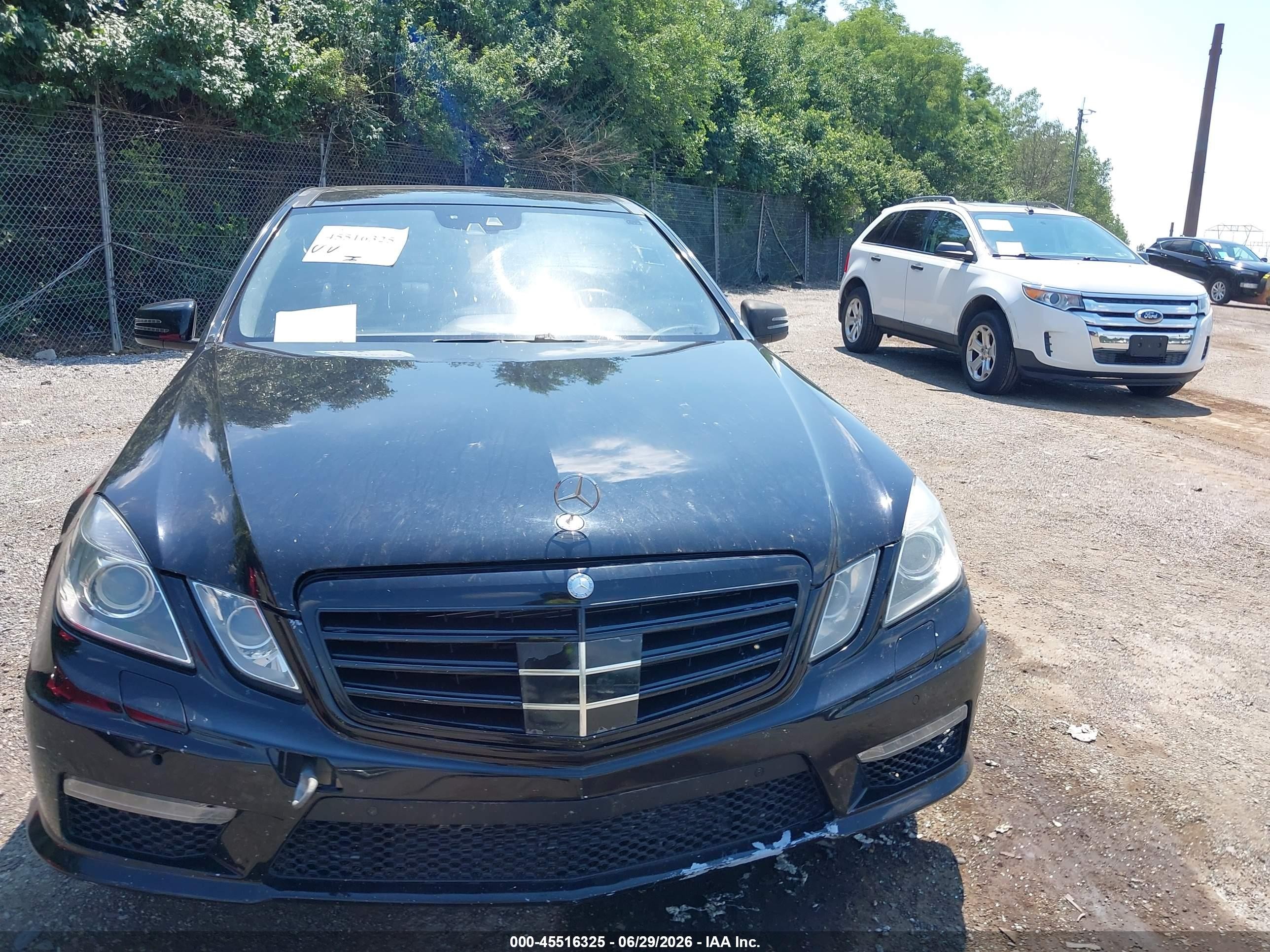 2011 Mercedes-benz E 63 Amg   Black vin: WDDHF7HB4BA371021