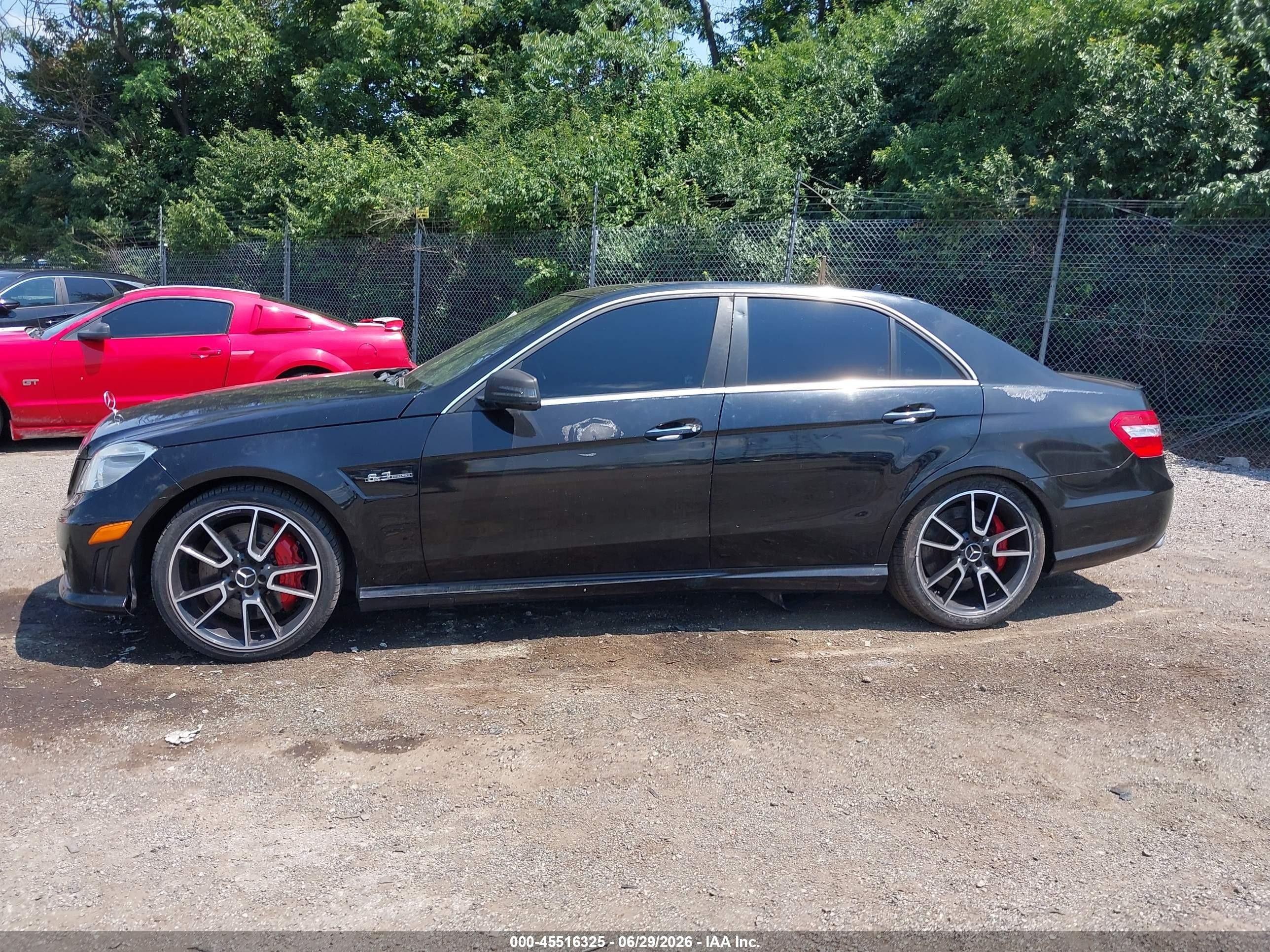 2011 Mercedes-benz E 63 Amg   Black vin: WDDHF7HB4BA371021