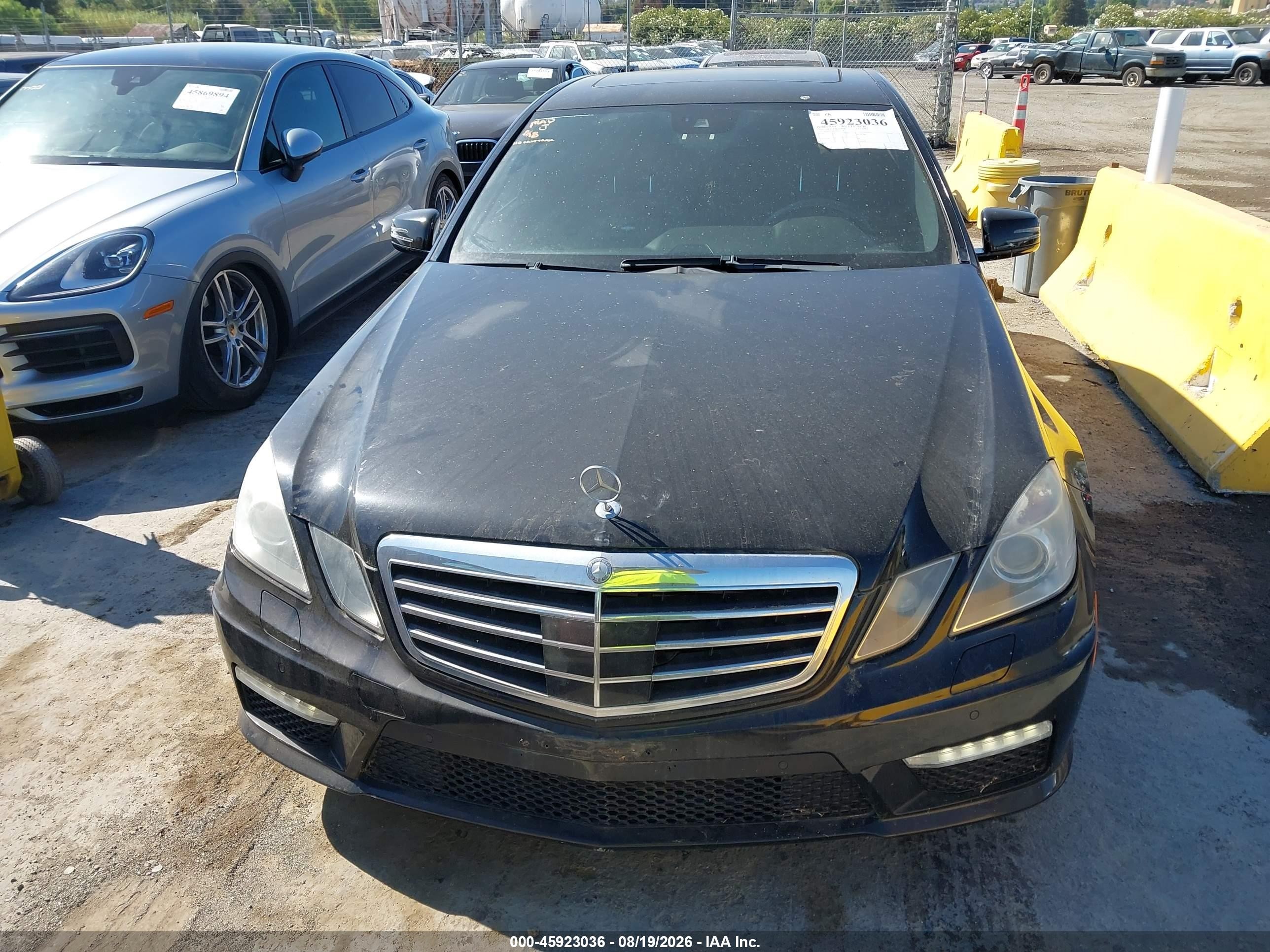 2010 Mercedes-benz E 63 Amg   Black vin: WDDHF7HB7AA123358