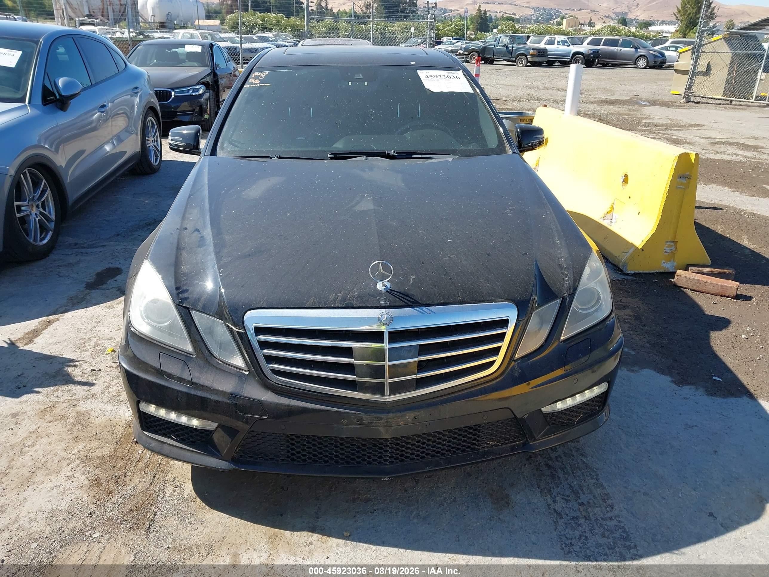 2010 Mercedes-benz E 63 Amg   Black vin: WDDHF7HB7AA123358