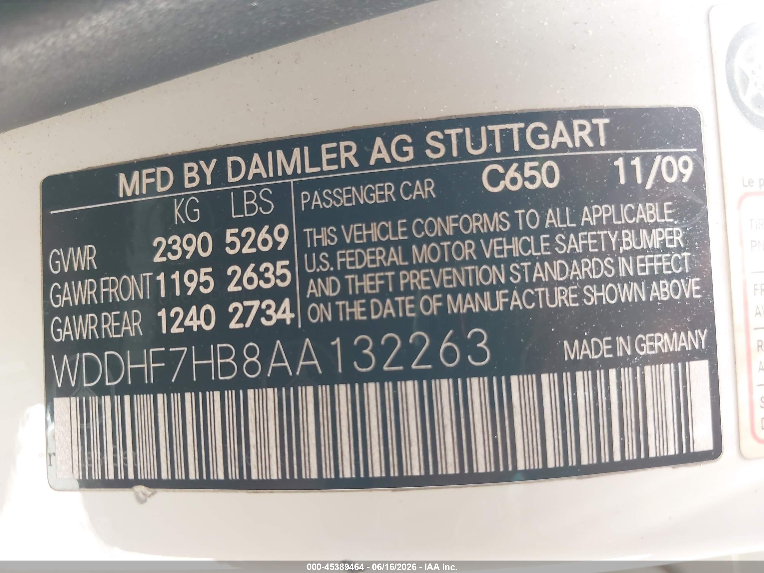 2010 Mercedes-benz E 63 Amg   White vin: WDDHF7HB8AA132263
