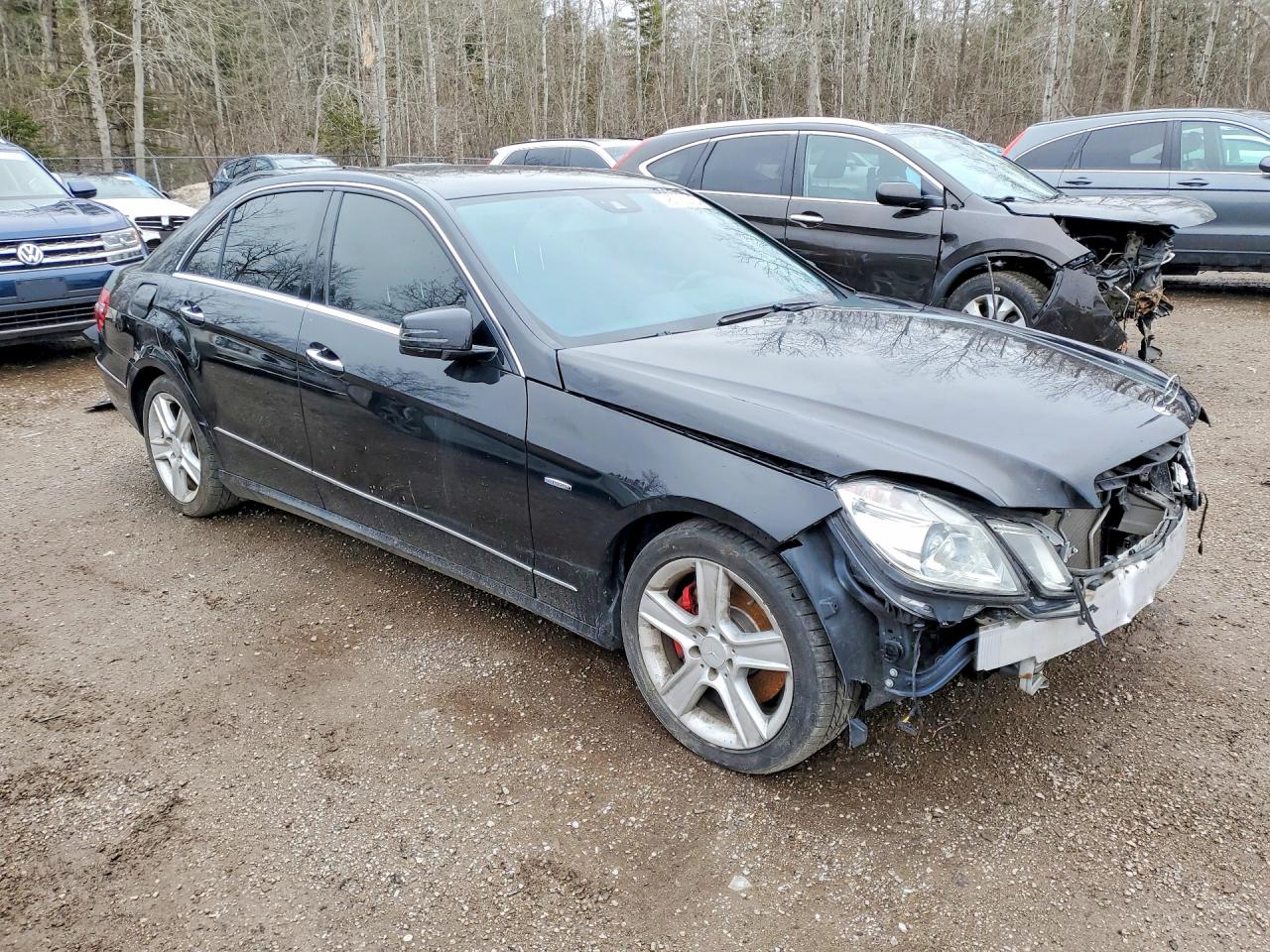 2012 Mercedes-benz E 300 4matic Черный vin: WDDHF82B2CA625244