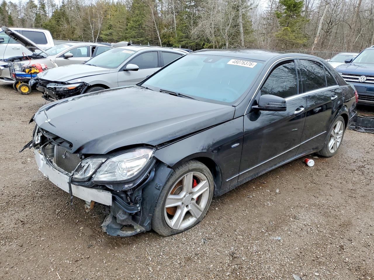 2012 Mercedes-benz E 300 4matic Черный vin: WDDHF82B2CA625244