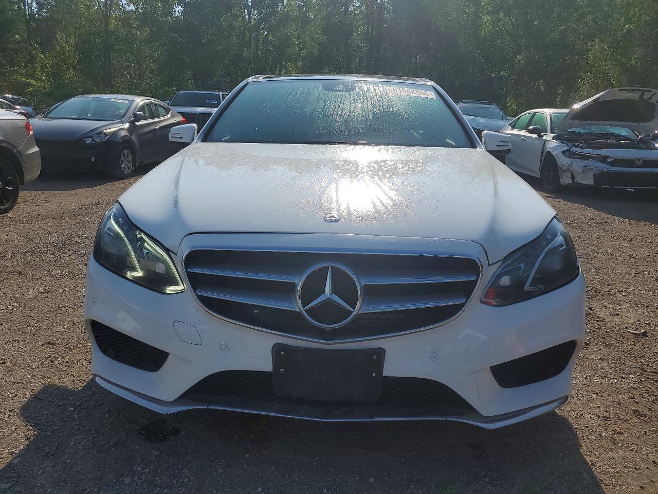 2014 Mercedes-benz E 300 4matic White vin: WDDHF8BB1EB023836