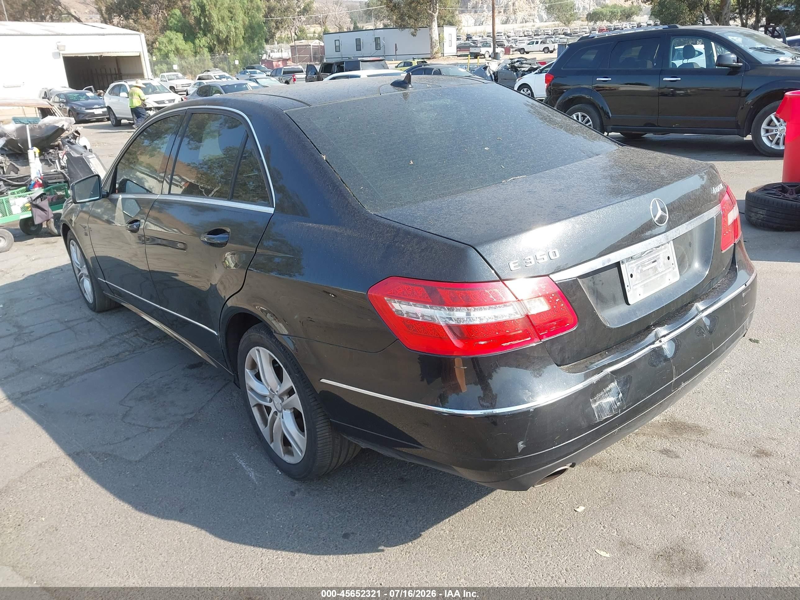 2010 Mercedes-benz E 350 4matic Black vin: WDDHF8HB0AA233450